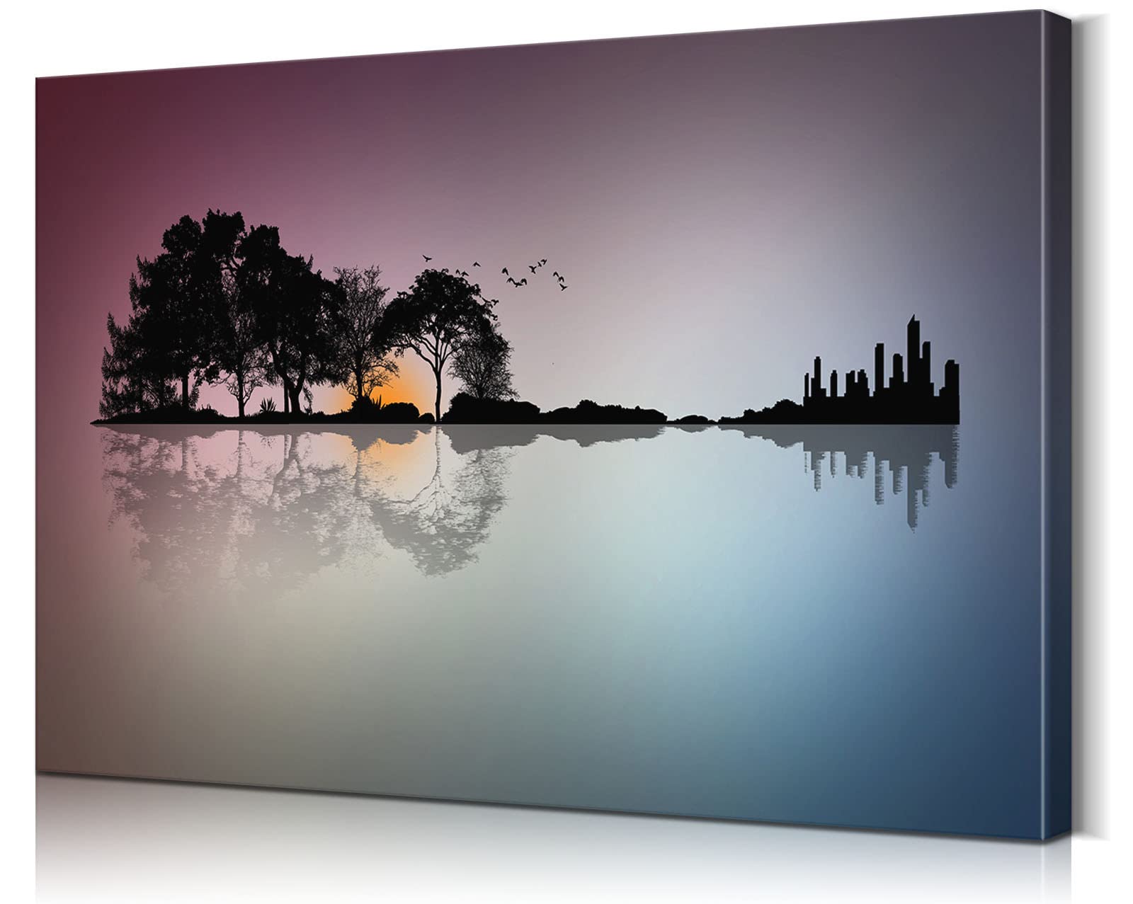 YOUHONG Guitar Wall Art Poster - 16''H x 24''W Music Themed Decor for Bedroom, Living Room & Guitar Room - Perfect for Musicians, Music Lovers & Home Decoration