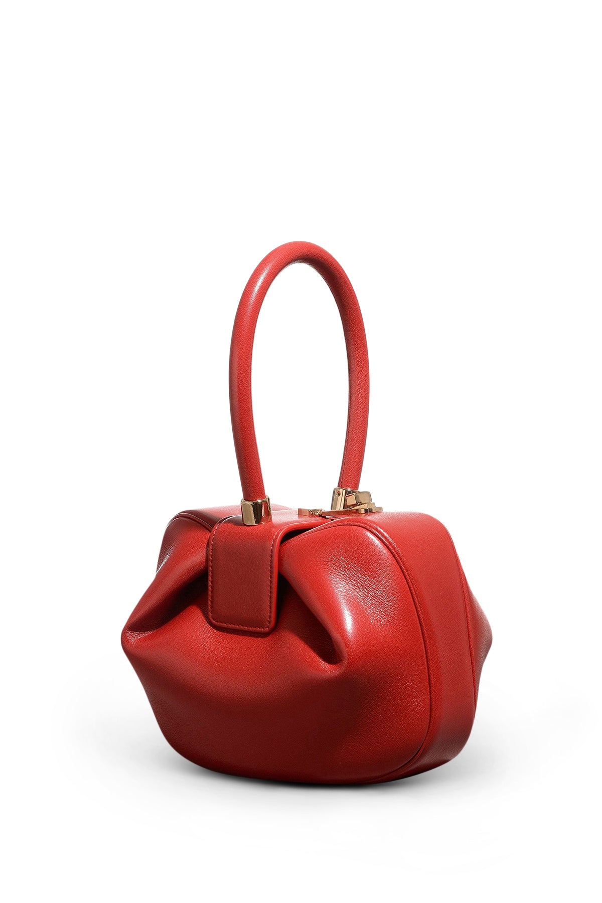 Premium Nina Bag in Genuine Red Nappa Leather - Stylish Women's Handbag for Work, Travel & Everyday Use