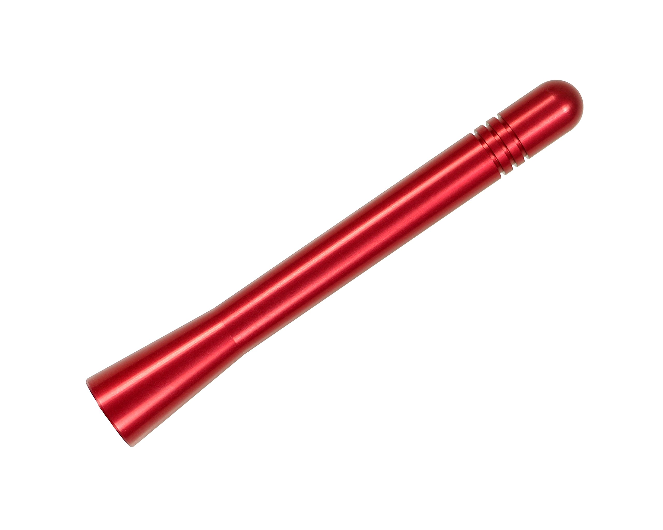 4 Inch Red Aluminum Antenna for GMC Sierra 1500 (2006-2025) | Made in USA | Durable Car Radio Antenna Replacement | Perfect for Off-Roading & Truck Accessories