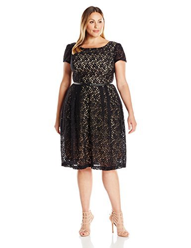 Plus Size Women's Cap Sleeve Swing Dress - Flattering A-Line Summer Dress for Casual Wear, Parties & Special Occasions