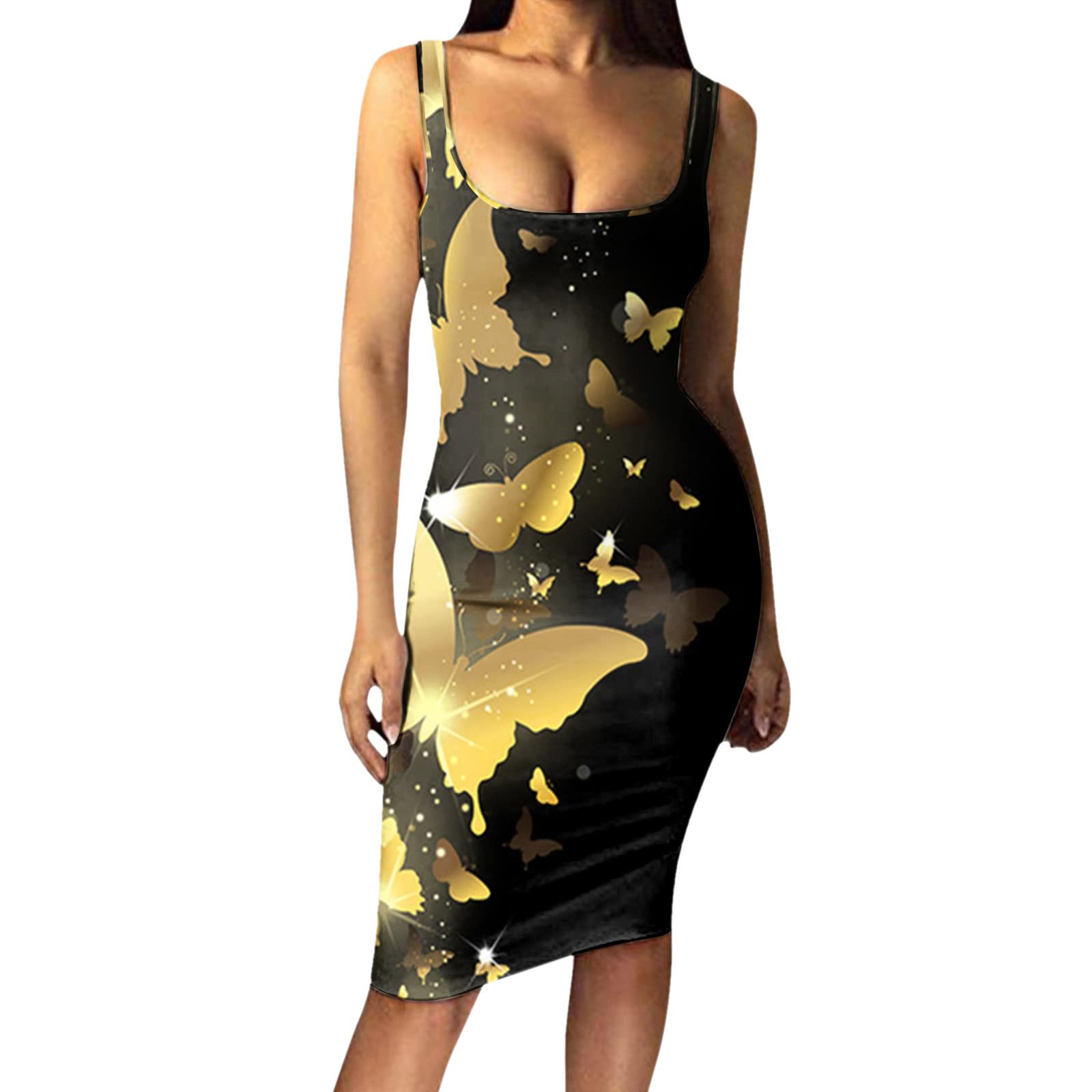 Smooto Juniors Women's Sleeveless Halter Neck Boho Backless Flowy Maxi Dress - Black Size 5 Medium | Perfect for Beach Vacations, Summer Parties & Boho Fashion Outfits