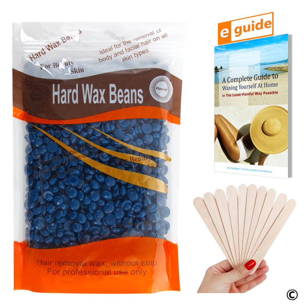 Stripless Hard Wax Beans for Hair Removal - 10oz Chamomile Depilatory Wax Beads for Full Body & Sensitive Skin | At-Home Waxing, Salon Professional Use, Smooth Skin Care