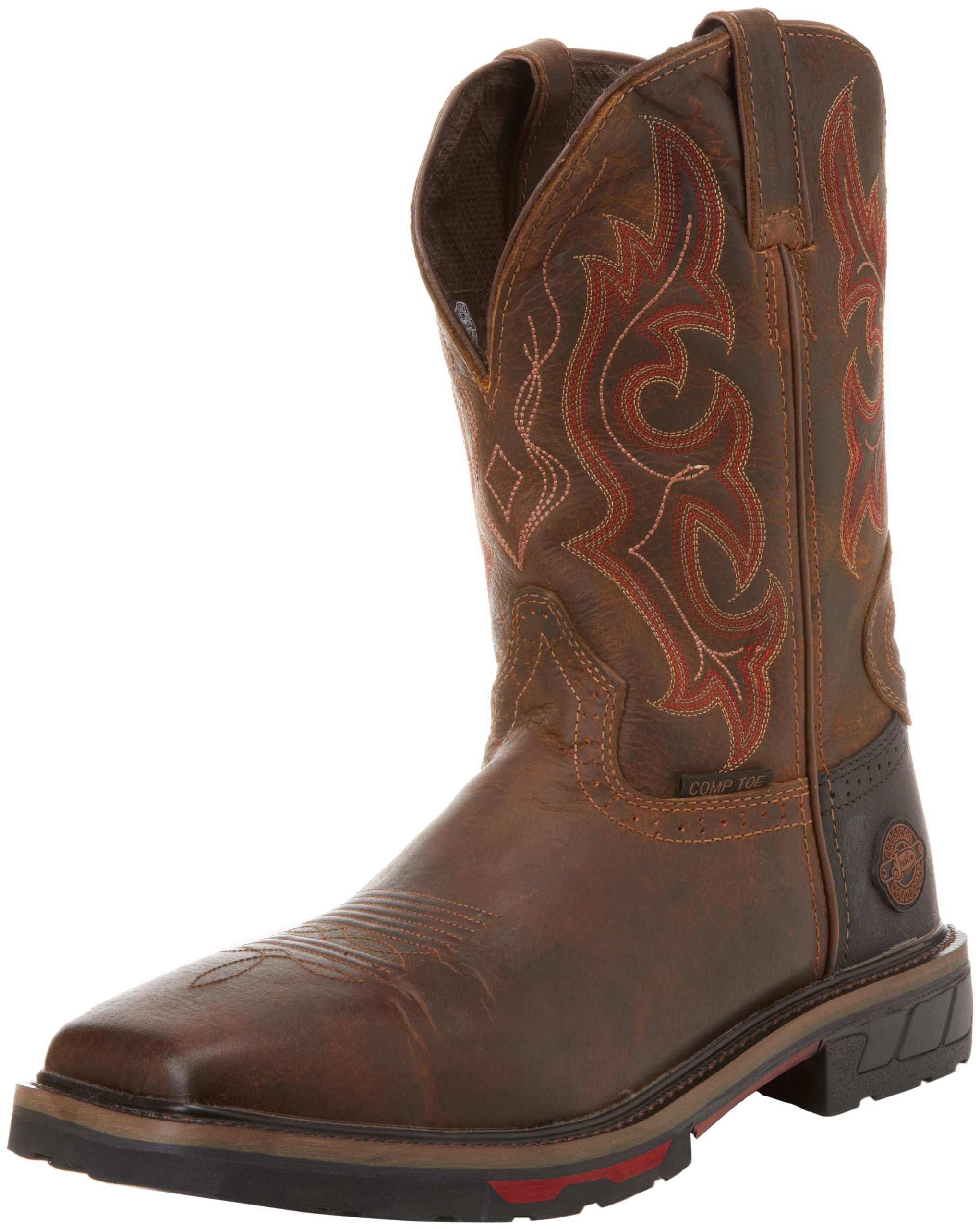 Justin Men's Hybrid Work Boots - Durable & Comfortable for Outdoor Work