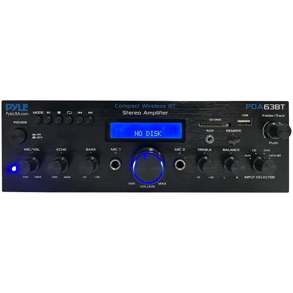 Premium HiFi Wireless Bluetooth Streaming Amplifier - High-Fidelity Audio for Home Theater, Music Studio & Party Sound System