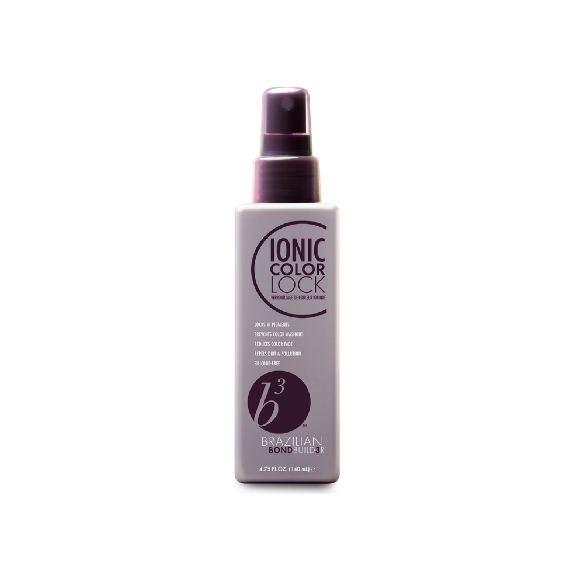 Brazilian B3 Color Lock Ionic Bond Hair Spray - Long-Lasting Heat Protection & Frizz Control for Smooth, Shiny Hair - Perfect for Salon Styling & Daily Use