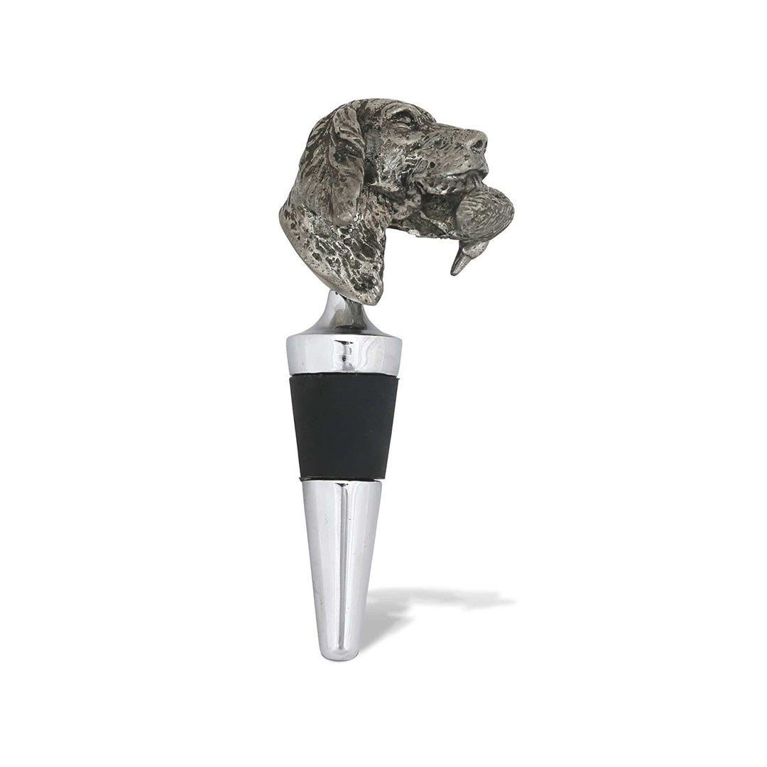Labrador Retriever & Duck Wine Bottle Stopper - Cute Animal Shaped Wine Bottle Seal for Home Bar, Kitchen & Party Use