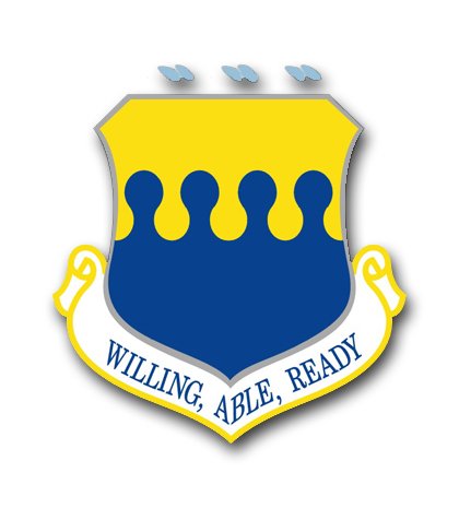 US Air Force 43rd Air Refueling Wing Vinyl Decal Sticker Set - 3.8 Inch Military Emblem - 6 Pack for Cars, Laptops, Helmets & DIY Projects