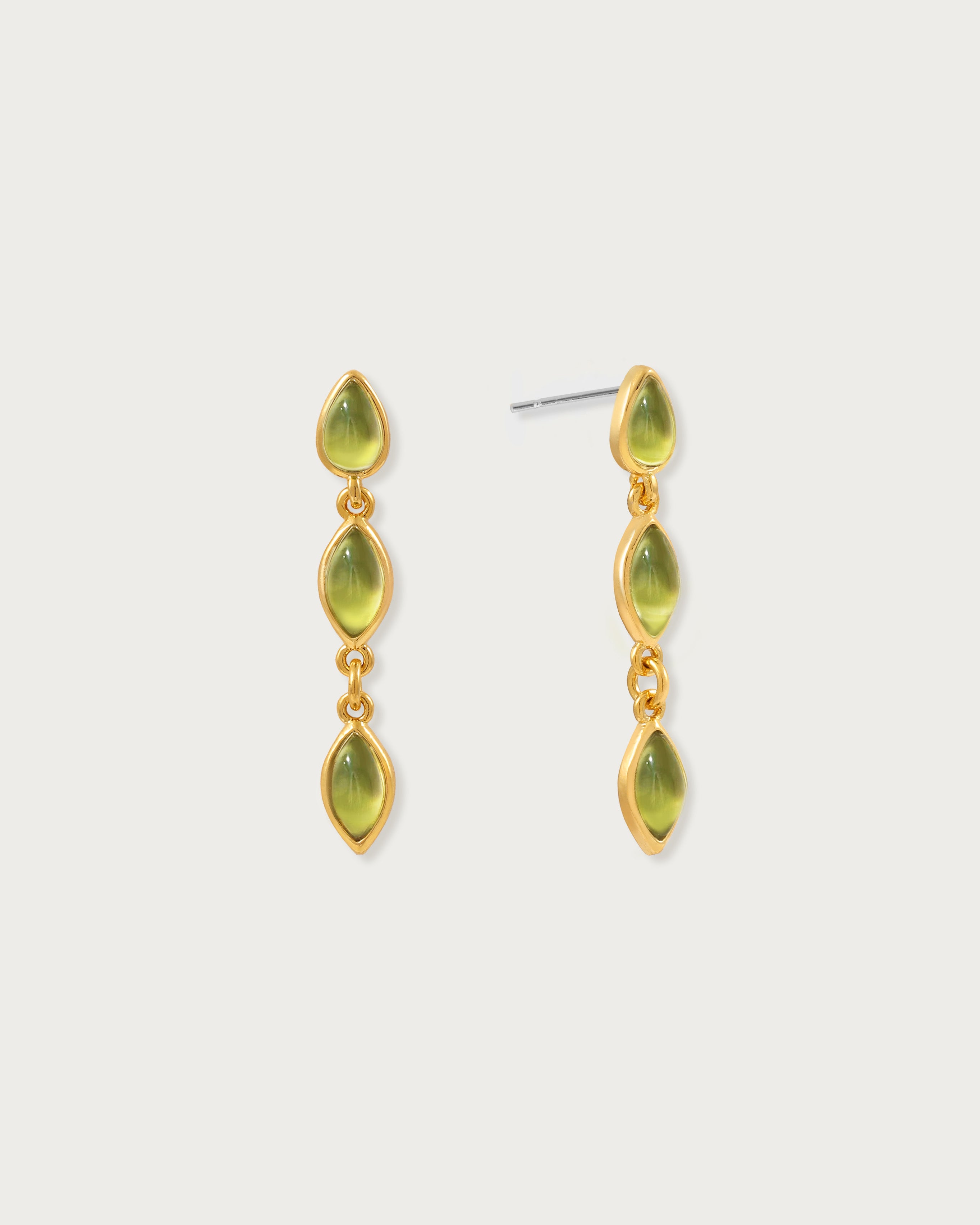Exquisite Olive Marquise Earrings for Women - Elegant Dangle Drop Earrings for Everyday Wear, Parties & Special Occasions