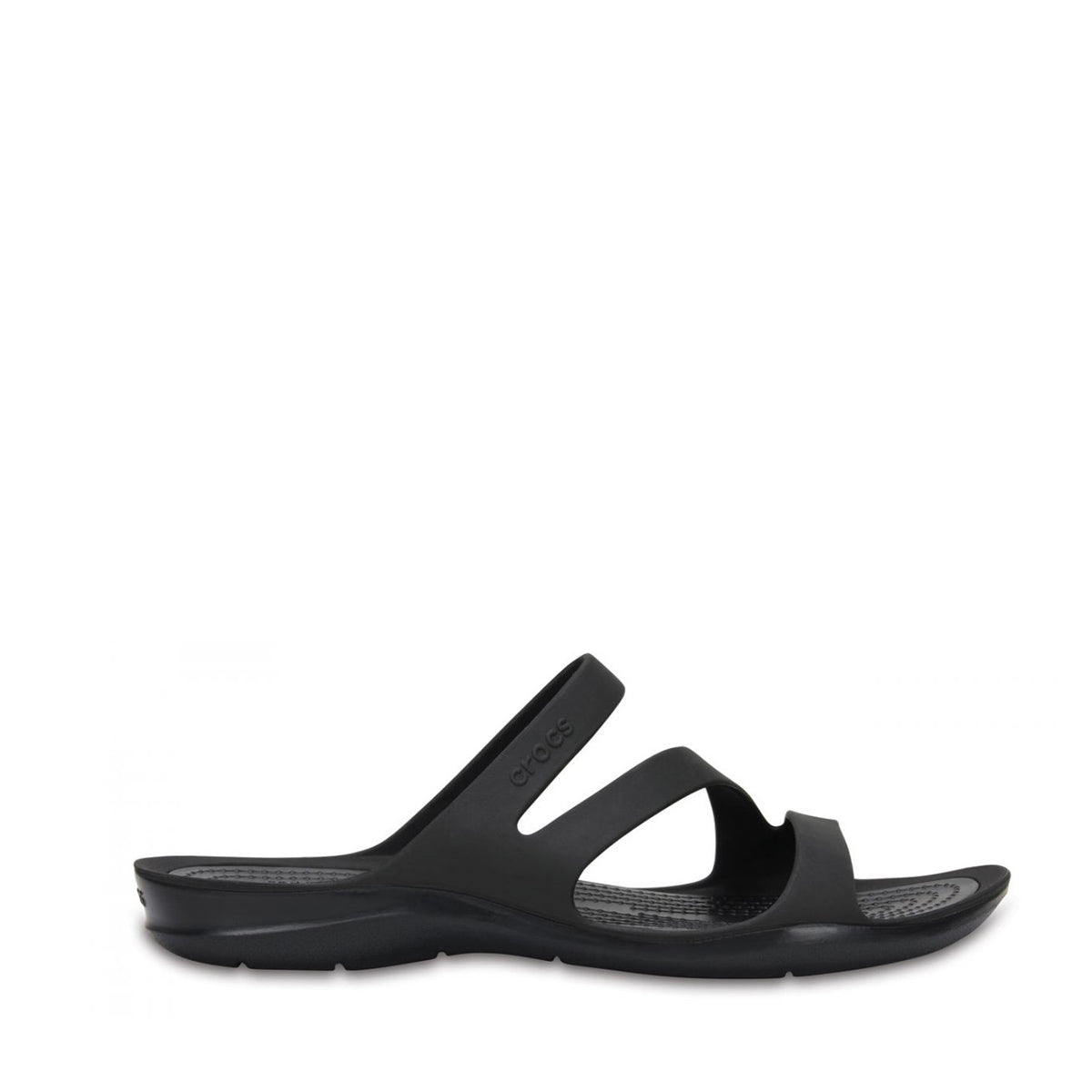 Crocs Swiftwater™ W Sandals for Women - Black/BLACK (CR.203998) | Waterproof & Comfortable Beach Sandals for Outdoor Activities, Pool, and Casual Wear