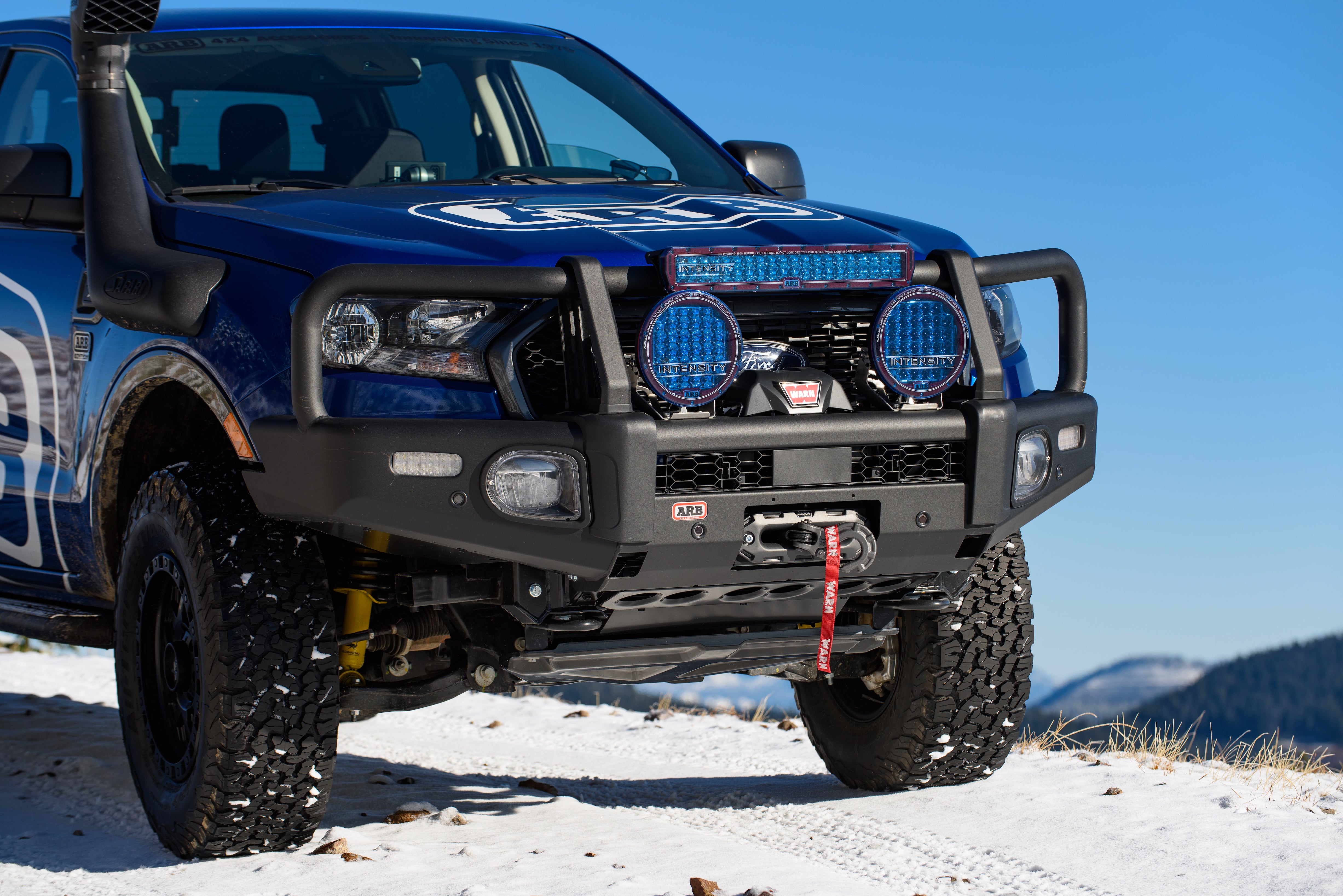 ARB Summit Front Bumper for 2019-2023 Ford Ranger | Heavy Duty Off-Road Bumper with Winch Mount | Perfect for Overlanding & Truck Protection