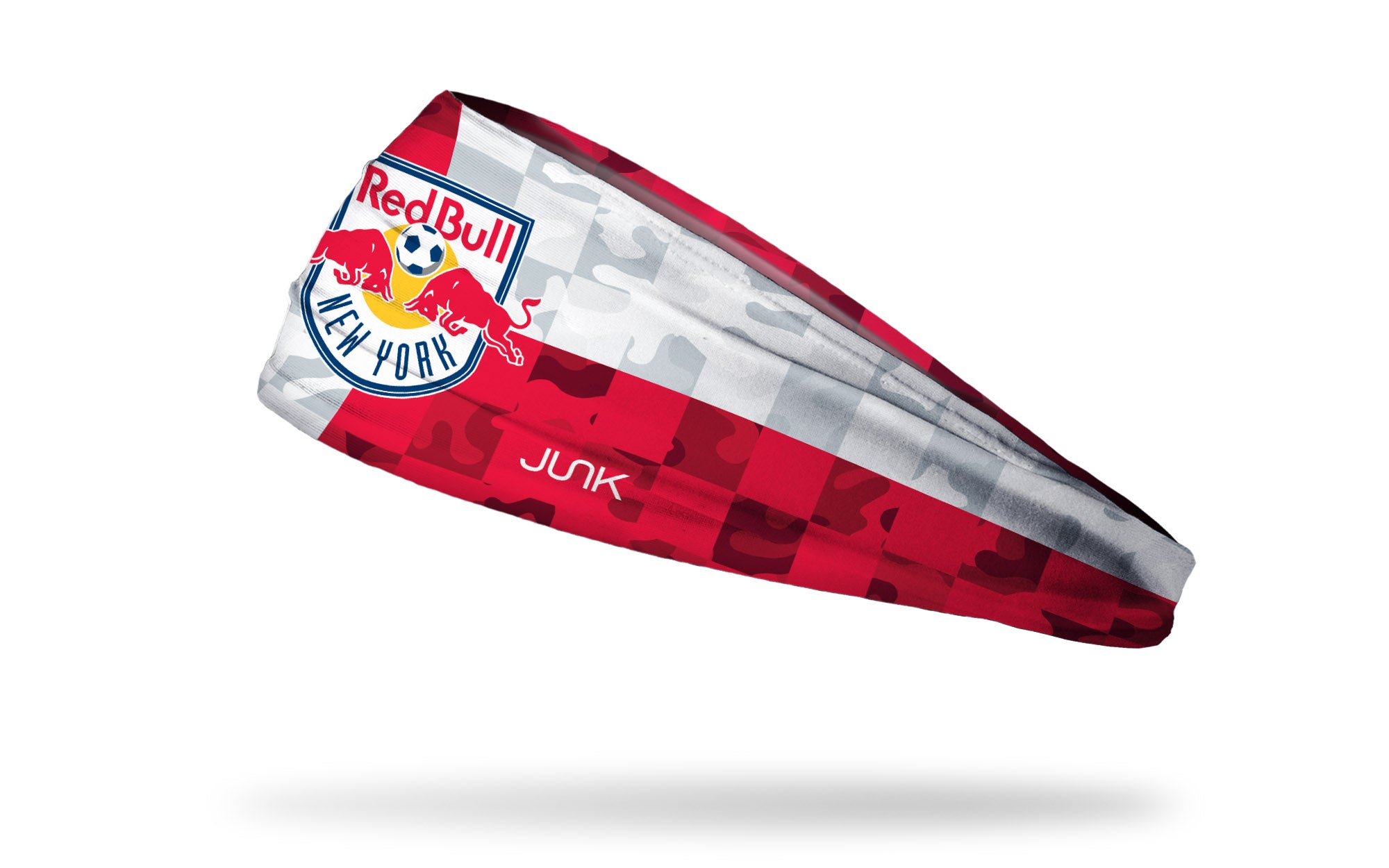 New York Red Bulls Official Jersey Big Bang Lite Headband - Moisture Wicking Sports Headband for Running, Soccer & Workouts - Unisex Adjustable Sweatband for Men & Women