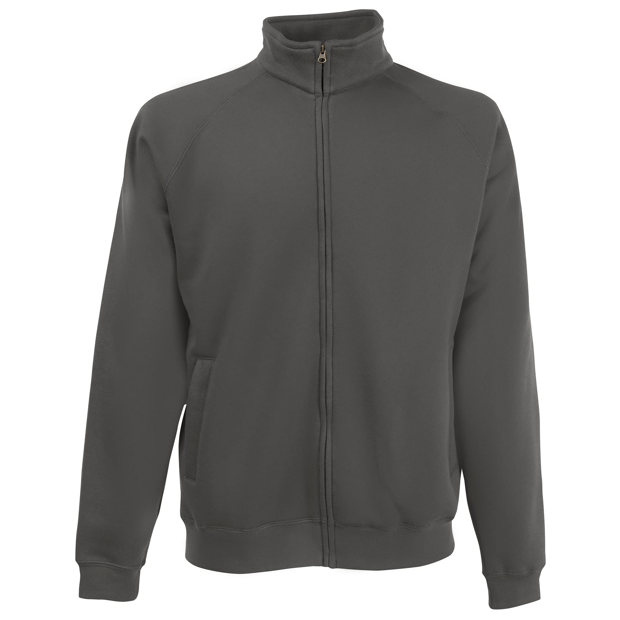Fruit of the Loom Men's Fleece-Lined Sweat Jacket - Lightweight Hooded Pullover for Casual Wear, Outdoor Activities & Gym Workouts