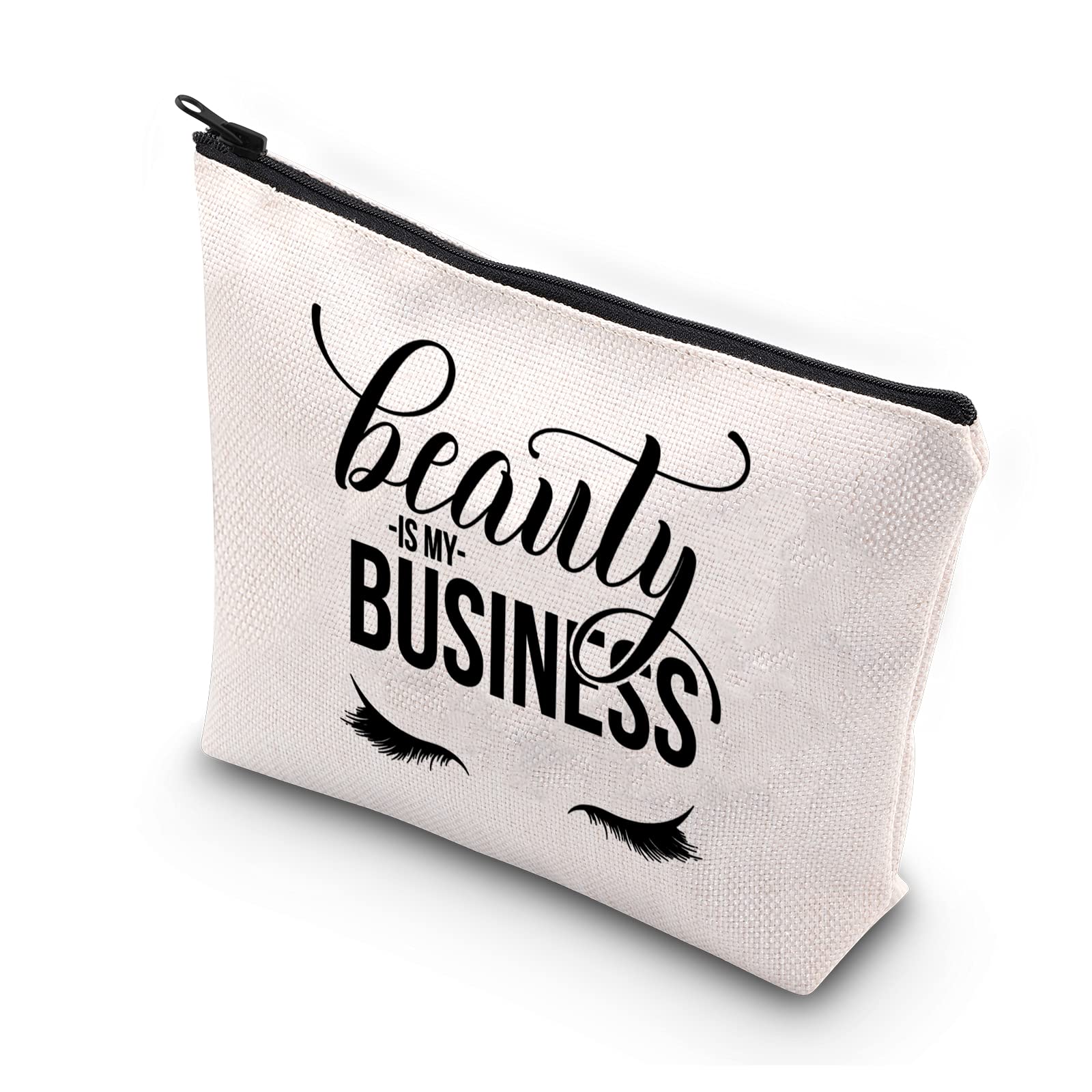BDPWSS Professional Cosmetic Bag for Lash Technicians & Beauty Artists - Zippered Makeup Pouch for Eyelash Extensions, Hairstylists & Cosmetologists - Perfect Graduation Gift for Beauty School Students - Ideal for Salon, Travel & Makeup Organization