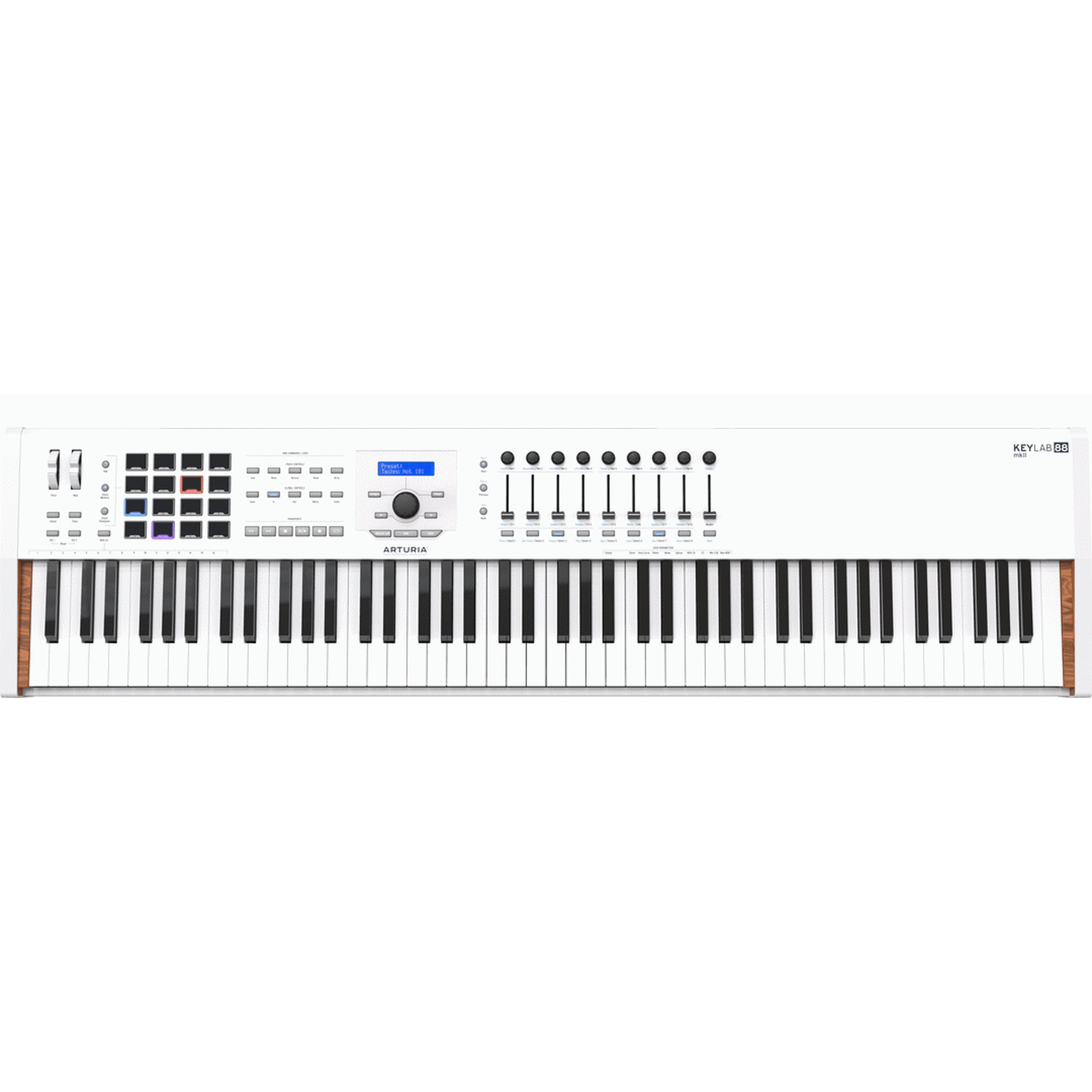 Arturia KeyLab MkII 88-Key Hammer Action MIDI Keyboard Controller - Perfect for Music Production, Studio Recording & Live Performances