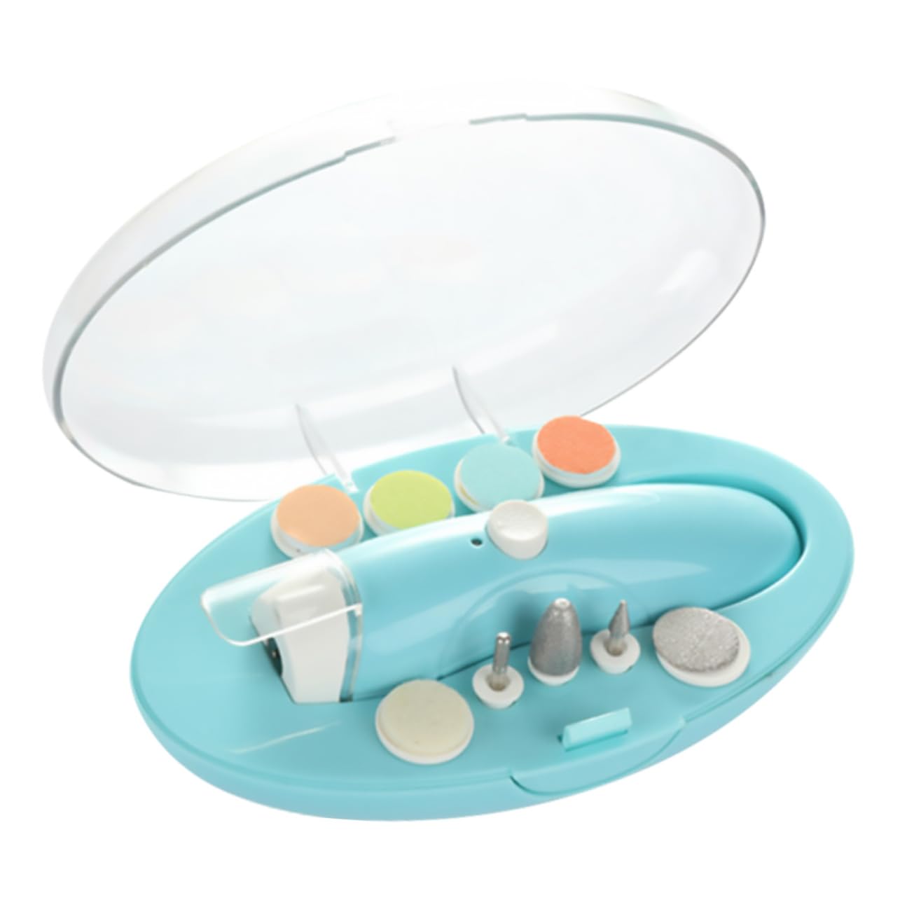 CATIEBYE Electric Nail Grinder & Trimmer Kit - Safe Baby Nail Clippers for Newborns & Kids - Gentle Nail Care with ABS Material - Perfect for Home Use & Travel