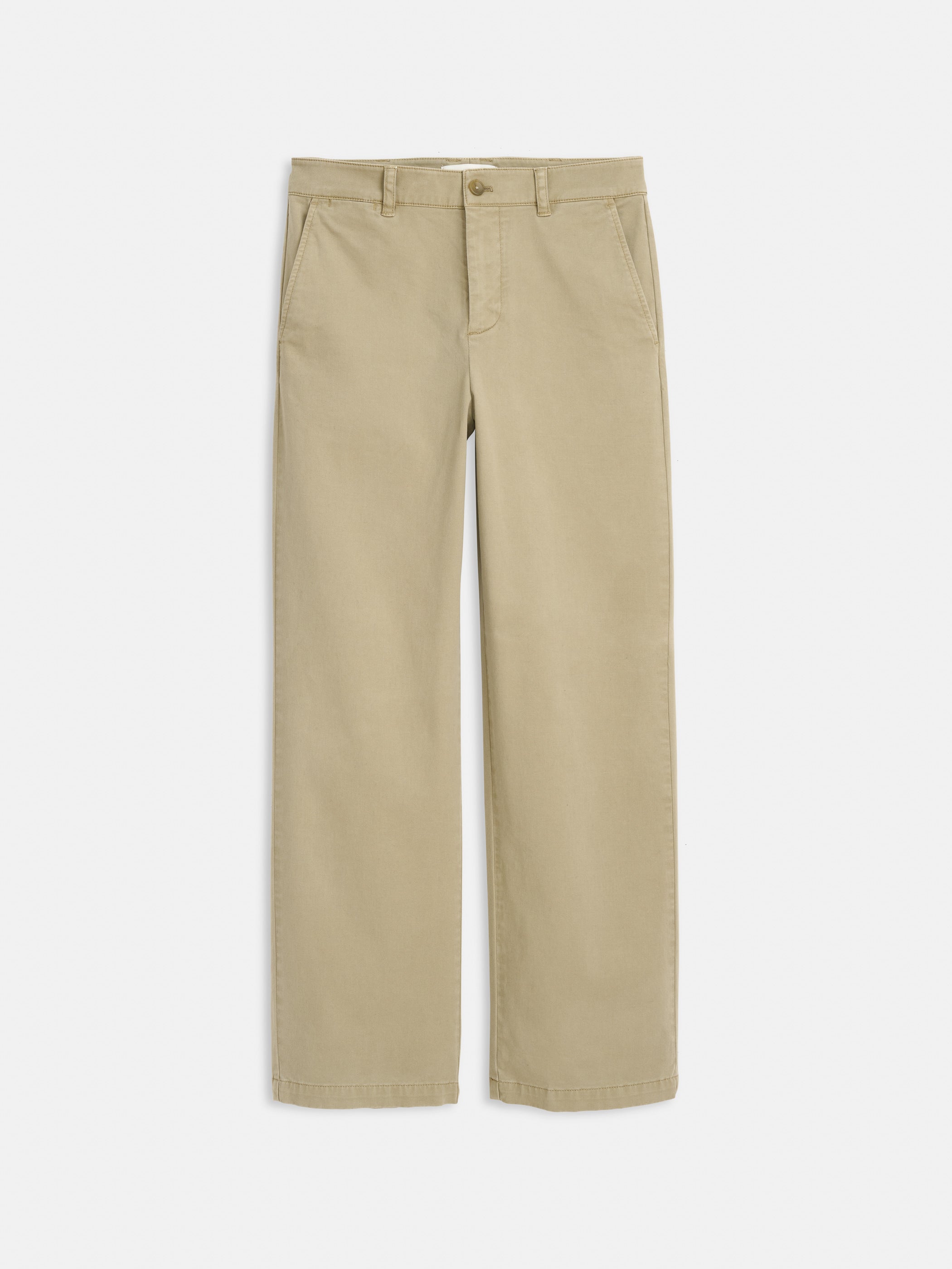 Marci Twill Trousers in Putty - Comfortable and Stylish Women's Pants for Work, Office, and Casual Wear