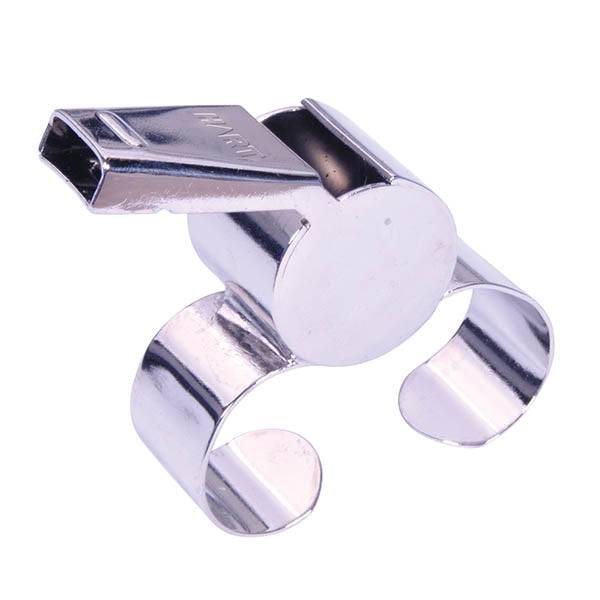 HART Nickel Plated Finger Grip Whistle - Loud Referee Sports Whistle for Coaches, Lifeguards, and Outdoor Activities - Perfect for Soccer, Swimming, and Emergency Situations