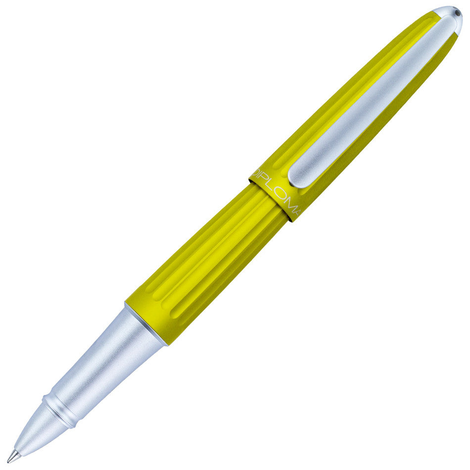 Diplomat Aero Rollerball Pen - Premium Citrus Chrome Finish Writing Instrument for Business, Office & Gifting | Smooth Writing Experience for Professionals & Students