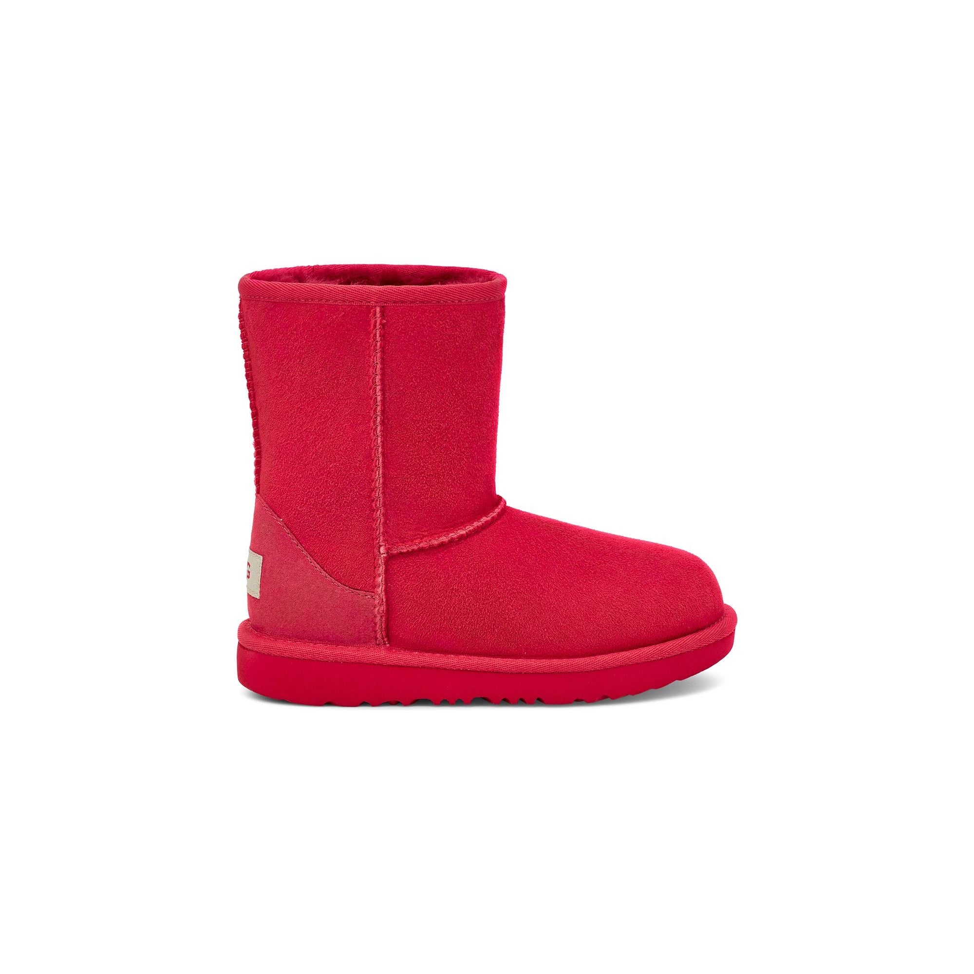 UGG Kid's Classic II Boots - Samba Red | Warm Winter Snow Boots for Girls & Boys | Perfect for School, Outdoor Play & Cold Weather