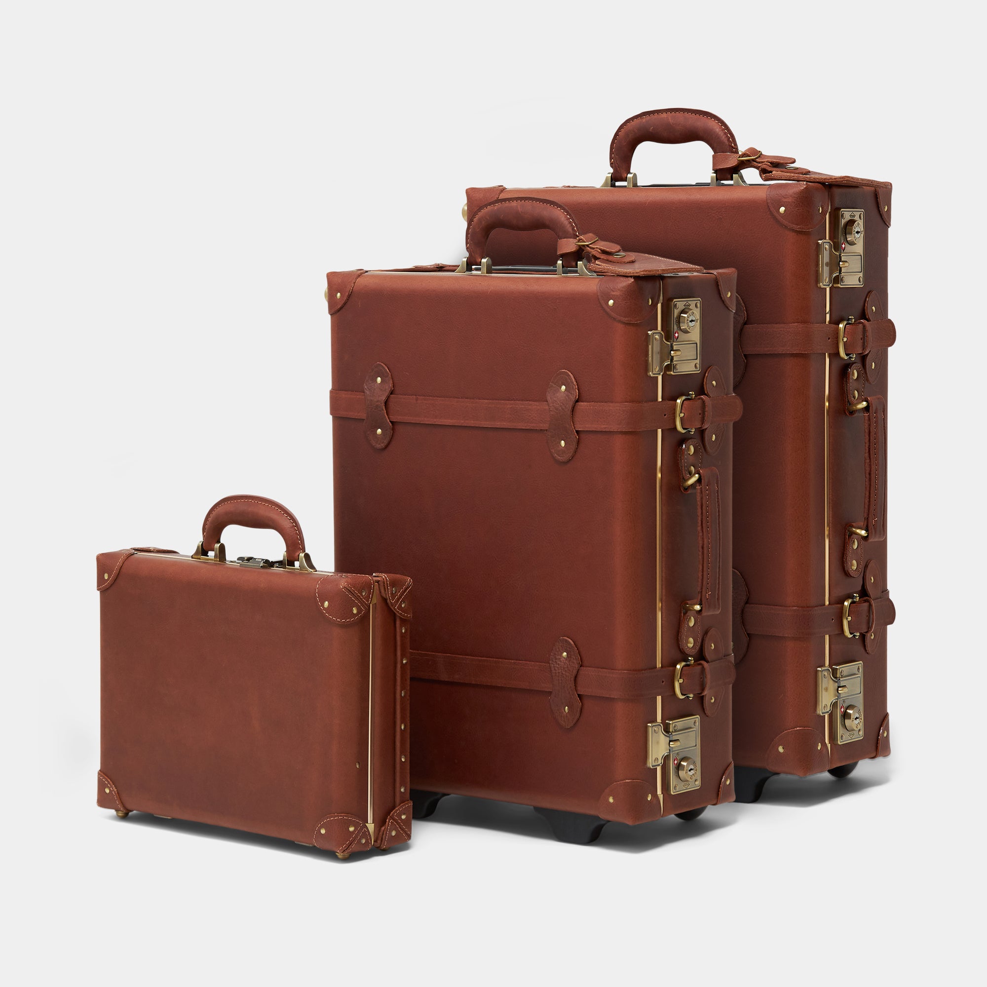 Premium Leather Business Briefcase for Men - Professional Laptop Bag with Multiple Compartments - Ideal for Office, Travel, and Business Meetings