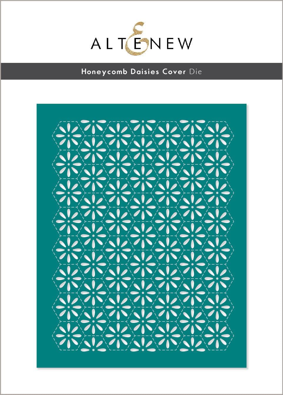 Honeycomb Daisy Cover Die - Floral Scrapbooking & Card Making Embellishment for DIY Crafts, Wedding Invitations, and Home Decor