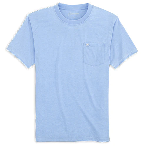 Southern Point Co. Blue Skies Oceanside T-Shirt - Comfortable Casual Tee for Beach, Vacation & Everyday Wear