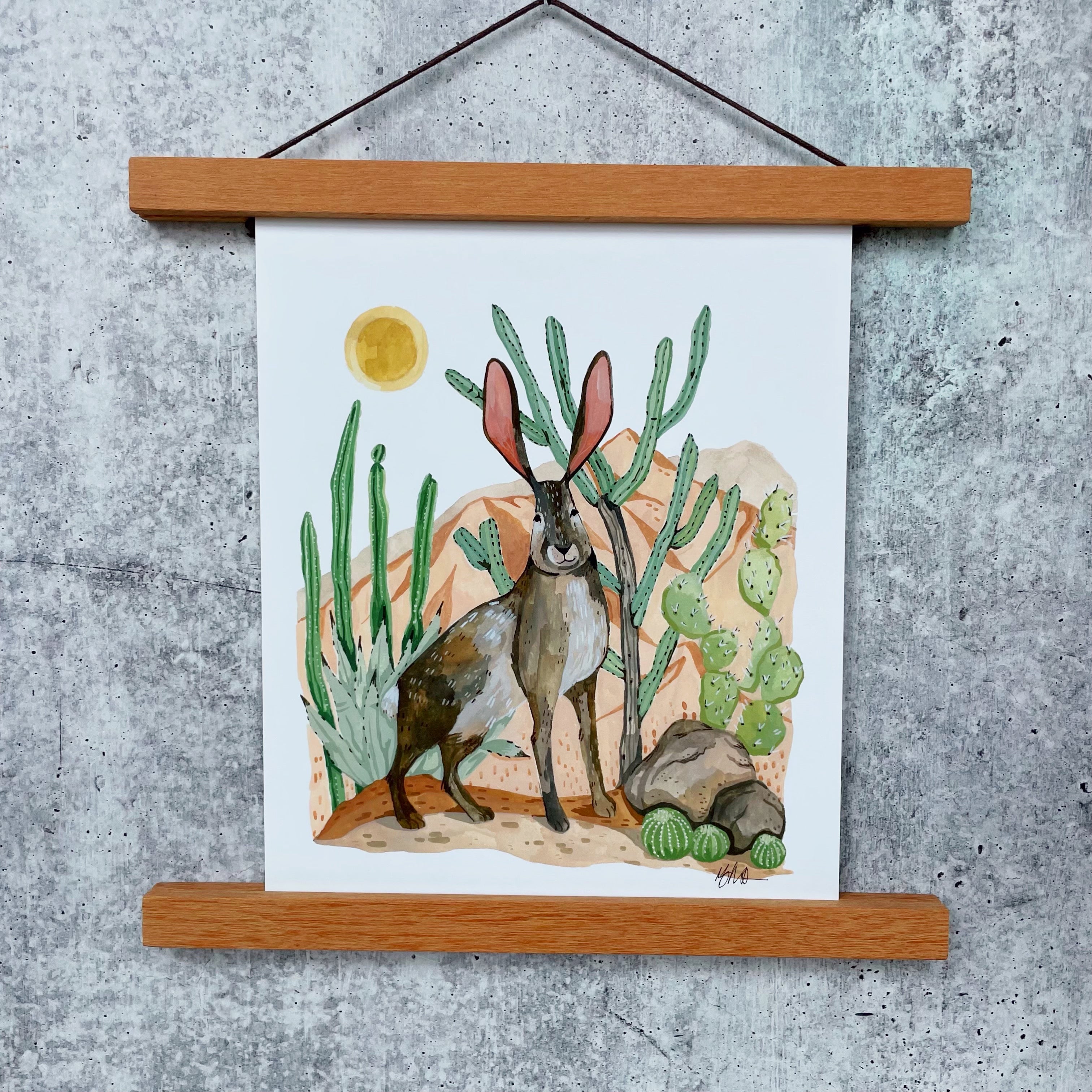 Stylish Desert Jackrabbit Print T-Shirt - Trendy Animal Graphic Tee for Men & Women - Perfect for Casual Wear, Outdoor Adventures & Desert Trips