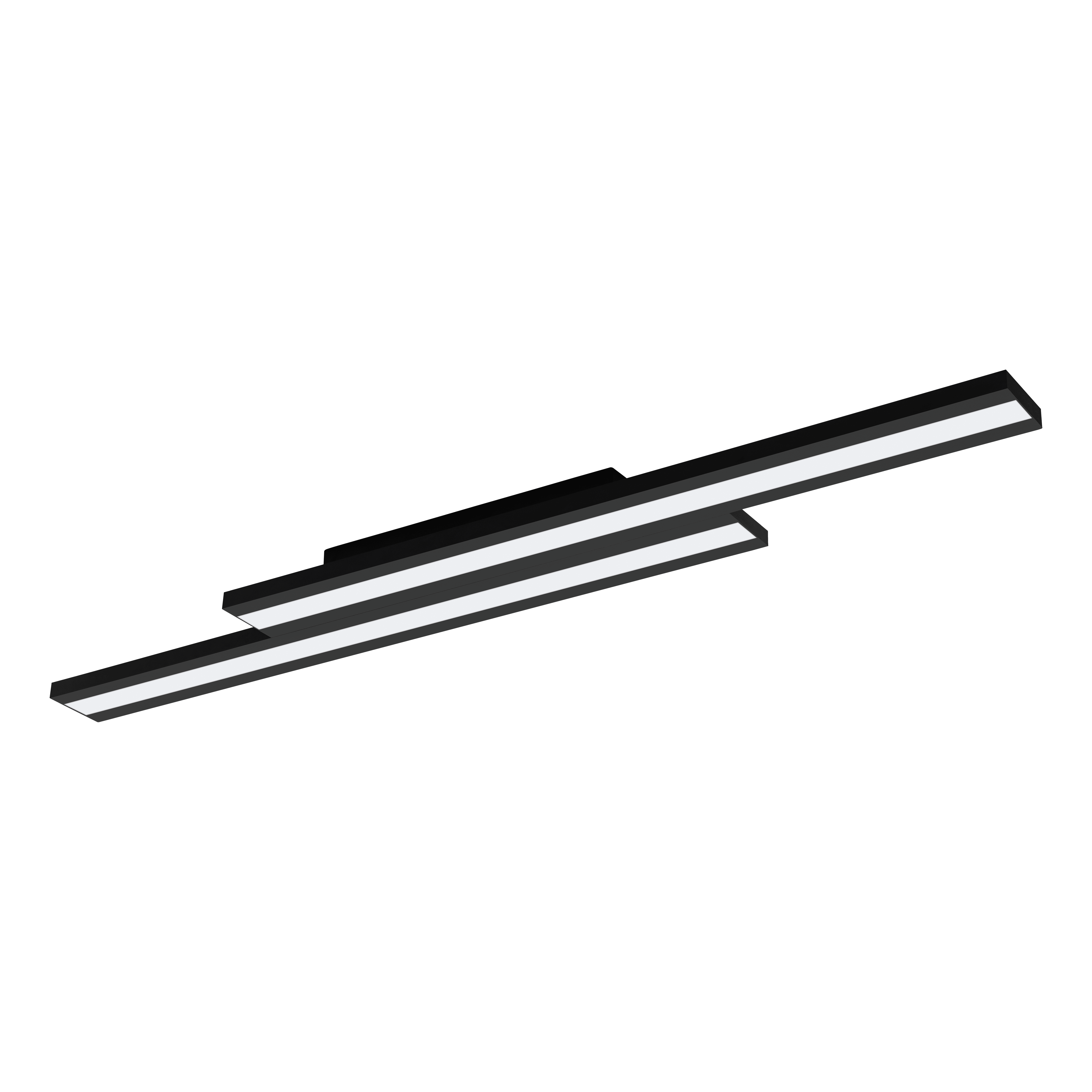Eglo Connect Saliteras Z Smart LED Flush Mount Ceiling Light - Black, Dimmable, WiFi & App Control - Perfect for Bedroom, Living Room, or Kitchen Lighting
