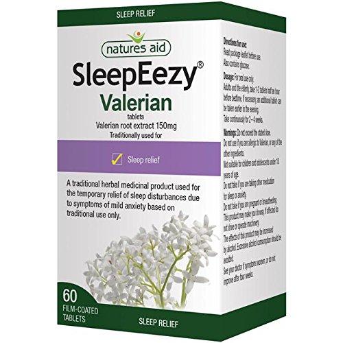 SleepEezy Valerian Root Extract Supplement (180 Tablets - 3 Pack) for Natural Sleep Support, Stress Relief & Relaxation - Perfect for Nighttime Use, Travel & Anxiety Management