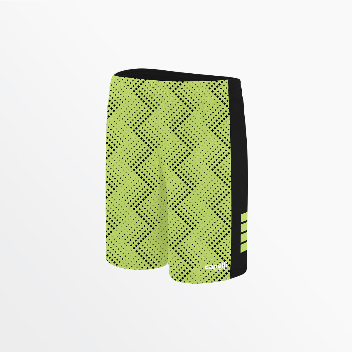 Youth Chevron Cube Shorts - Trendy Athletic Shorts for Boys & Girls - Perfect for Running, Gym, and Casual Wear