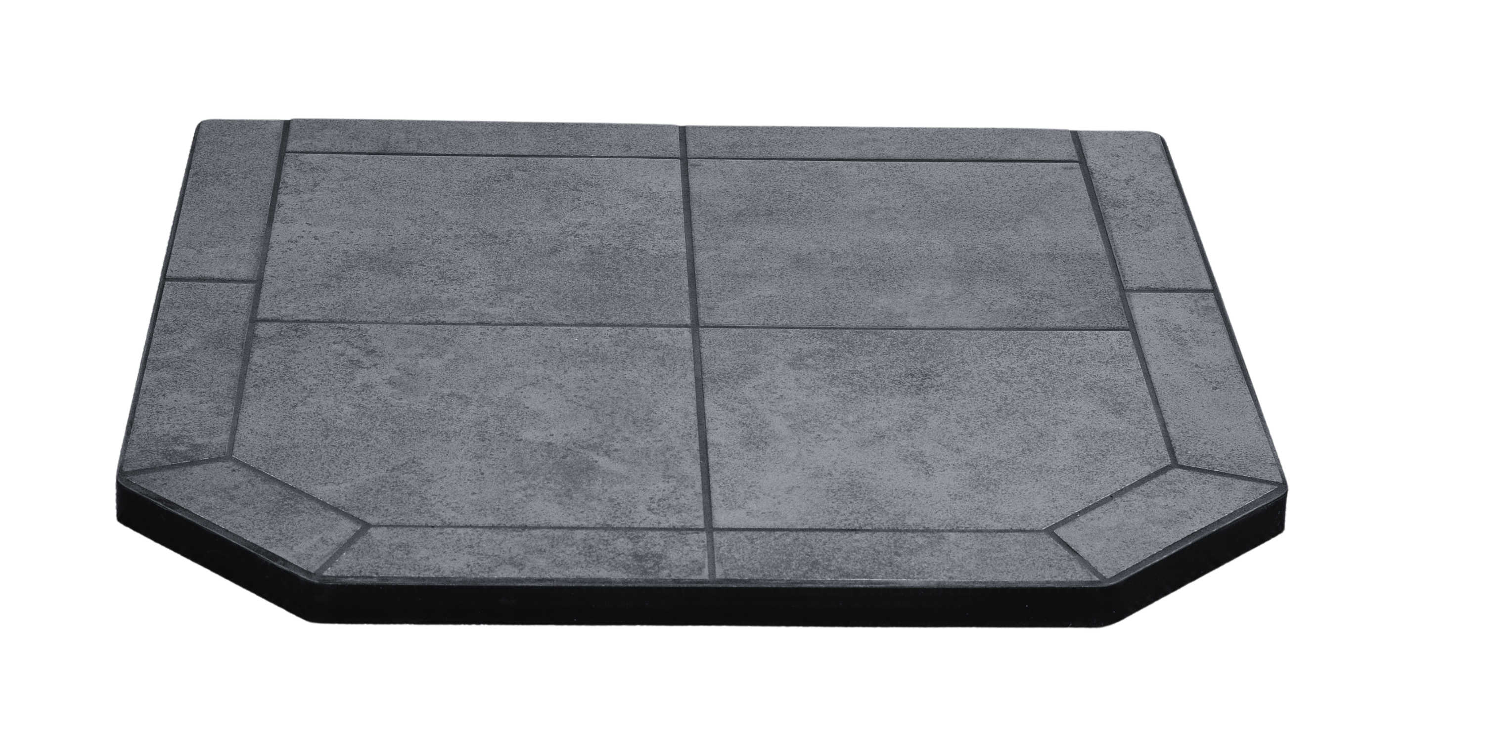 Comfortbilt HP40 Pellet Stove 32-Inch Standard Hearth Pad - Midnight Black Fireplace Protector for Hardwood Floors & Carpets | Heat Resistant Floor Mat for Home & Cabin Safety