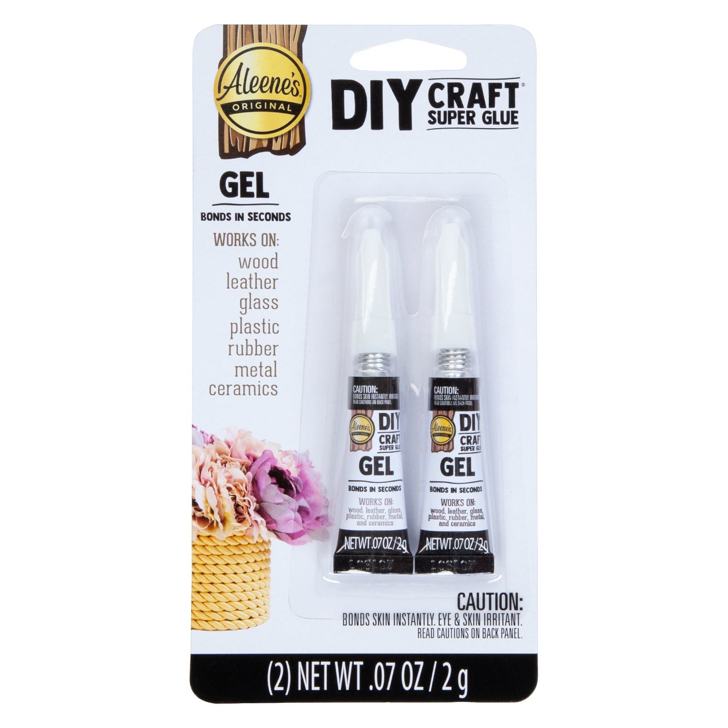 Aleene's Super Glue Gel - 0.07 oz Quick-Drying Strong Adhesive for Crafts, Jewelry, Wood, Metal, Ceramics & DIY Projects - Perfect for Home Repairs & Hobbies