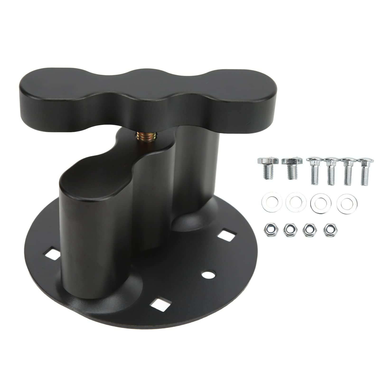 Rustproof Iron Gas Container Mounting Bracket - Universal Fuel Tank Bracket for Car, Motorcycle & ATV | Heavy Duty Fuel Pack Mount for Outdoor Adventures, Off-Roading & Camping