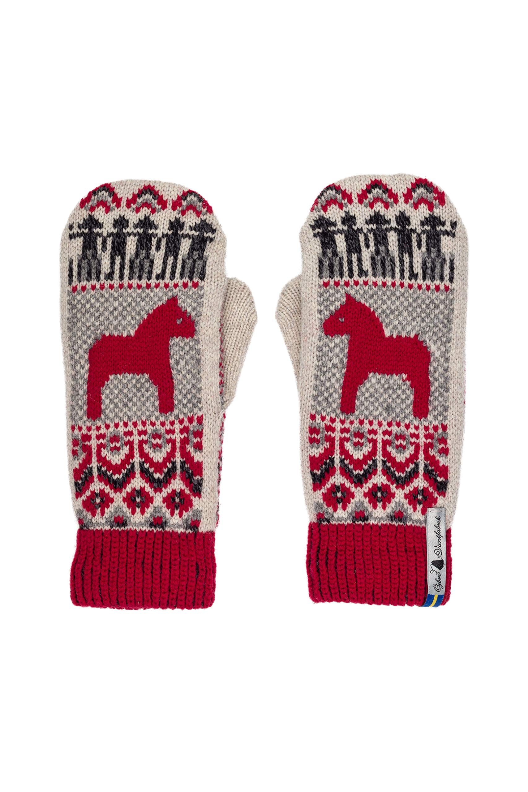 Premium Öjbro Swedish Made 100% Merino Wool Mittens – Ultra Soft, Thick & Extremely Warm – Raynaud's Association Recommended – Perfect for Winter Sports, Skiing & Cold Weather Activities