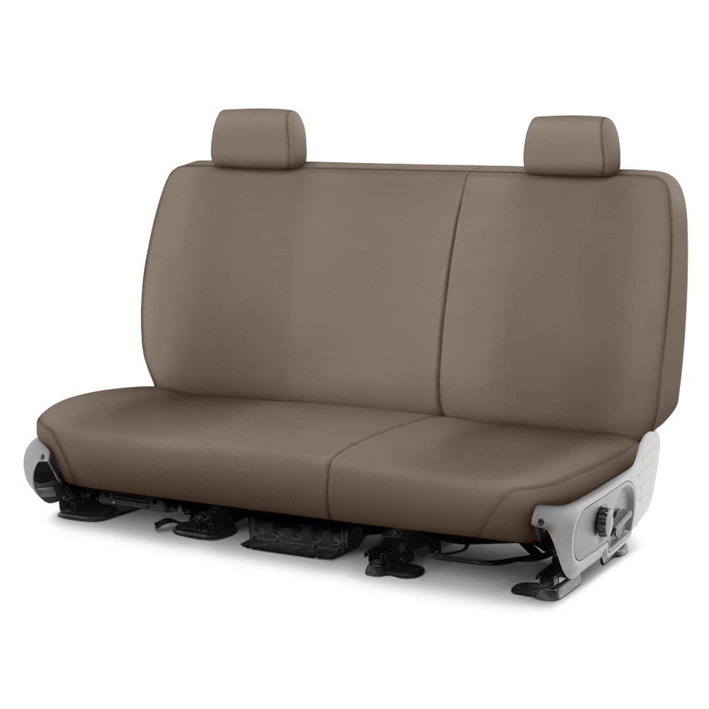 Covercraft SeatSaver Second Row Custom Fit Seat Cover for Toyota 4Runner (2010-2023) - Durable Polycotton Fabric in Wet Sand Color - Perfect for Family Road Trips, Pet Protection & Off-Road Adventures