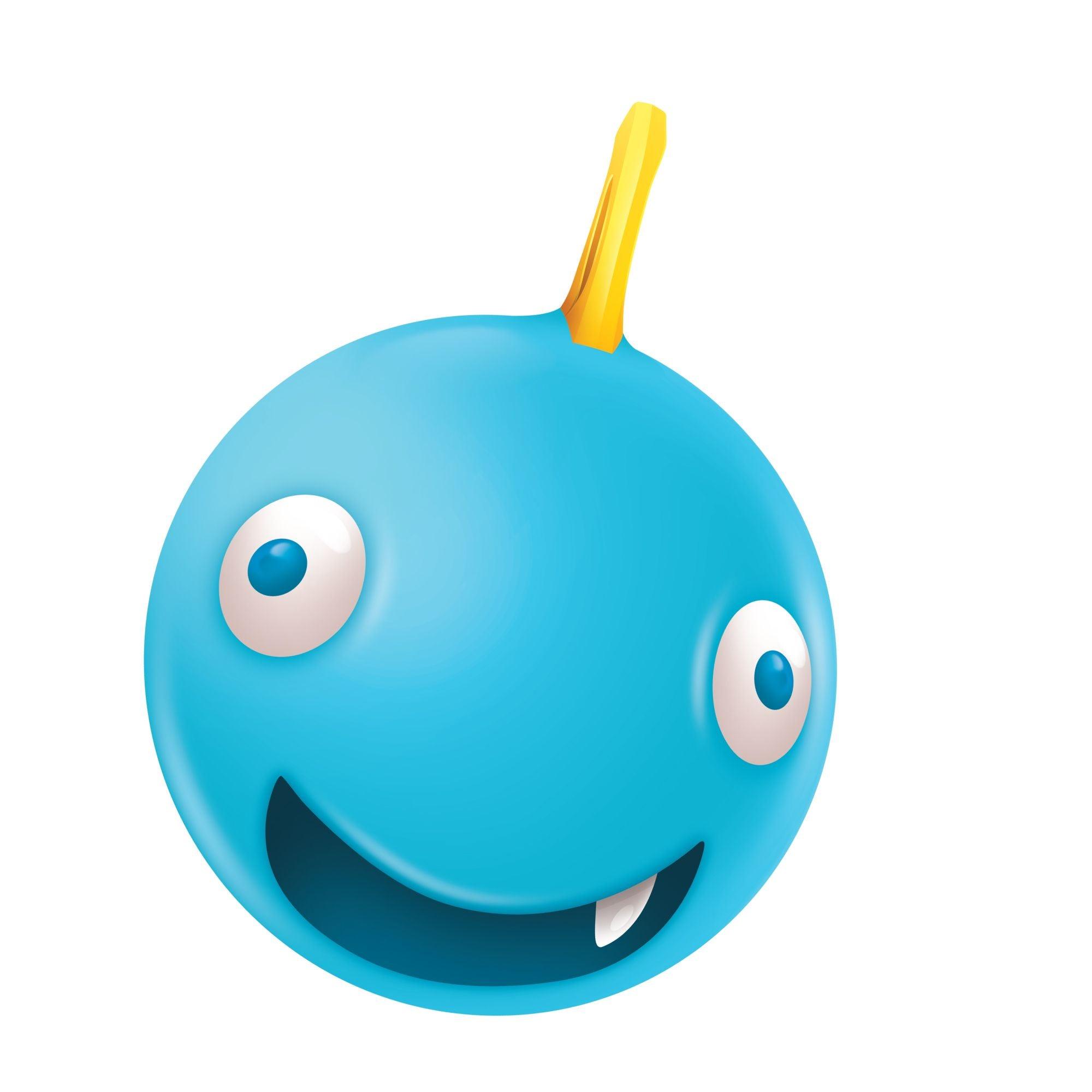 Hoppertown Monster Ball Hopper - Flinn Light Blue | Kids Outdoor Play Toy for Backyard, Park & Beach | Bounce & Jump Fun for Toddlers & Children