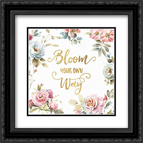 Beautiful Romance XIV - 15x15 Black Ornate Framed & Double Matted Museum Art Print by Lisa Audit | Perfect for Living Room, Bedroom & Office Wall Decor
