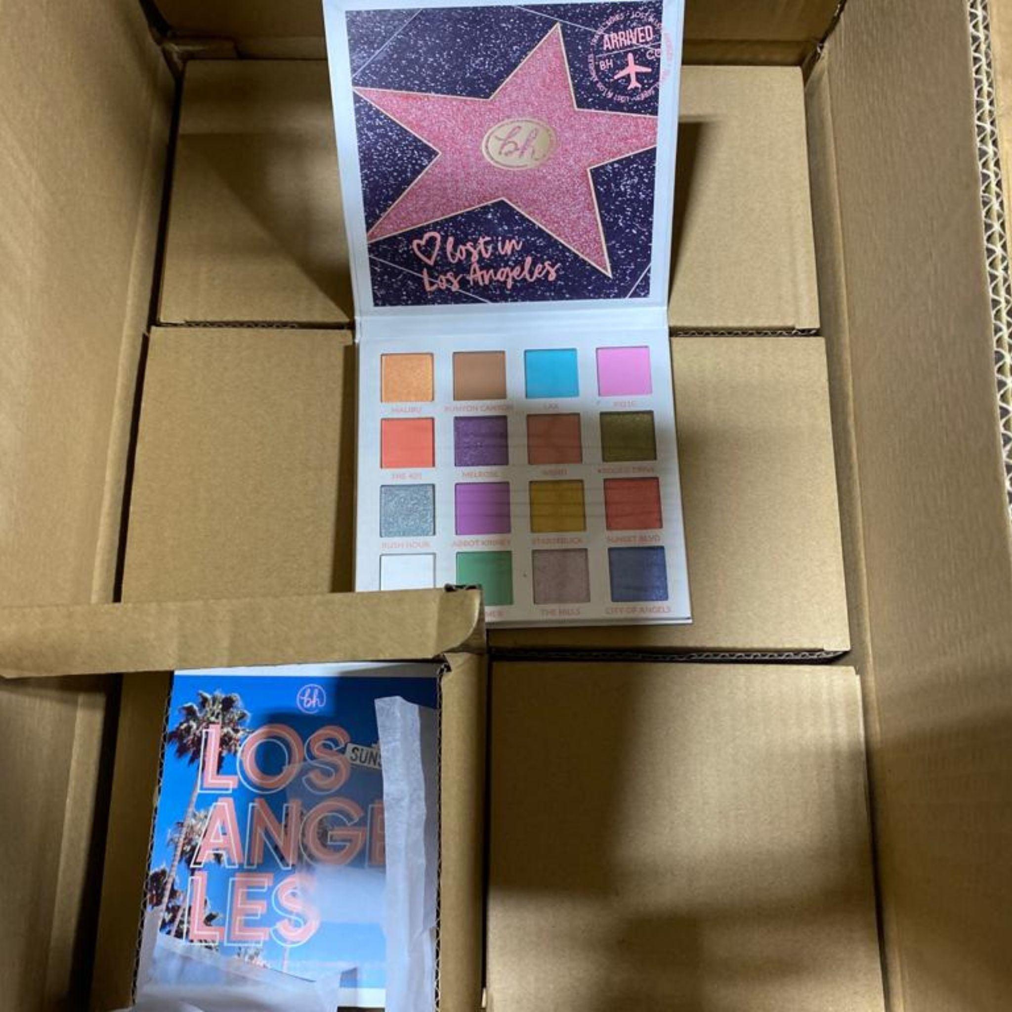 BH Cosmetics Los Angeles 16-Color Eyeshadow Palette - 36 Pcs Lot | Highly Pigmented Makeup Palette for Professional & Everyday Use | Perfect for Parties, Weddings & Special Occasions