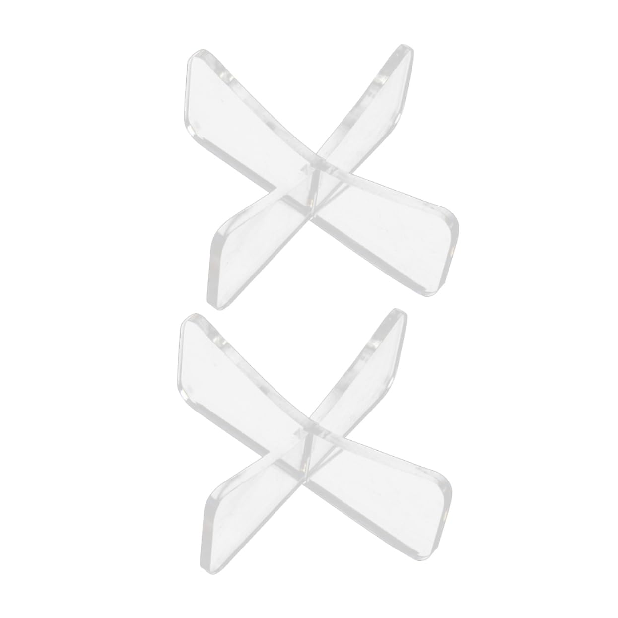 BESPORTBLE 2-Pack Acrylic Display Shelves - Volleyball & Basketball Stand Holder for Sports Memorabilia, Awards, and Collectibles - Perfect for Home, Office, or Store Showcase