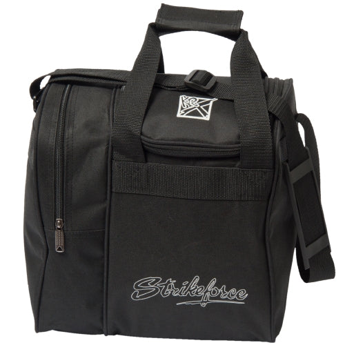 KR Strikeforce Rook Black Single Bowling Ball Tote Bag - Durable Bowling Accessory for League Play & Practice - Perfect for Bowling Enthusiasts & Tournament Players