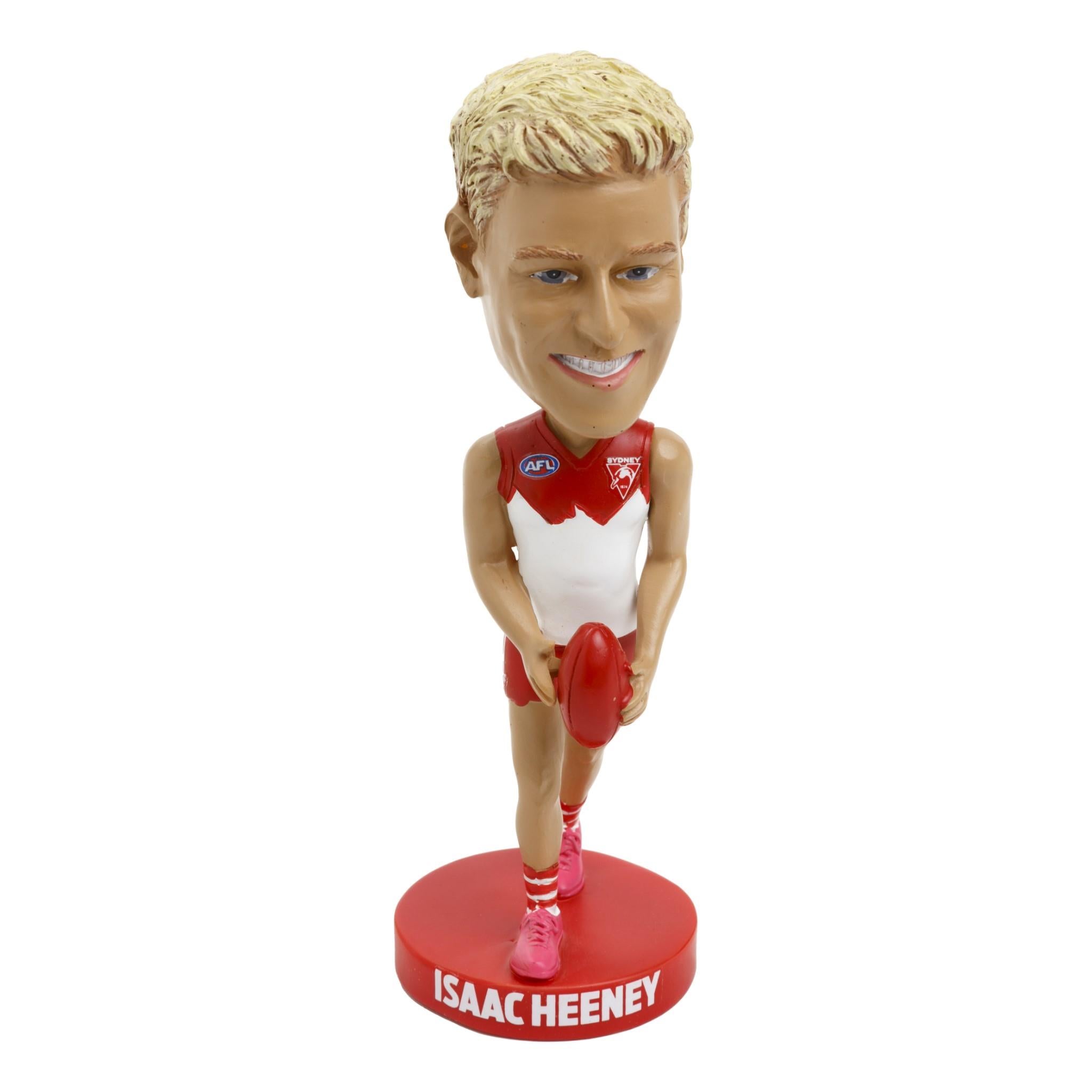 AFL Sydney Swans Isaac Heeney Bobblehead - Collectible Sports Memorabilia for Fans & Decor for Game Room or Office