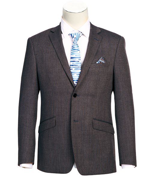 Alessandro Vitello by Renoir Slim Fit Blazer 561 16 - Premium Men's Formal Jacket for Business Meetings & Special Occasions