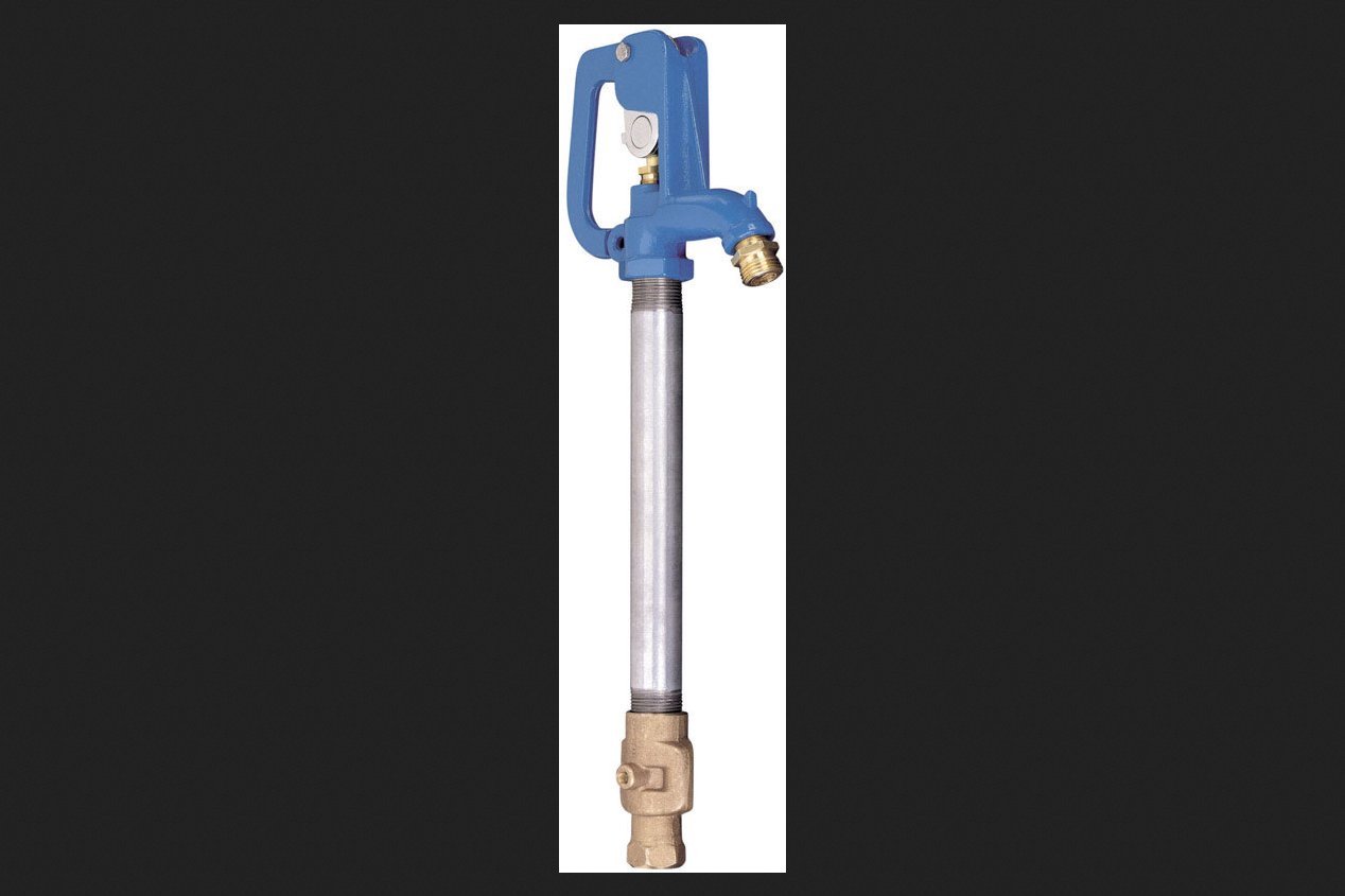 Campbell 81 Inch Heavy Duty Cast Iron Yard Hydrant - Outdoor Water Faucet for Garden, Farm & Lawn Irrigation