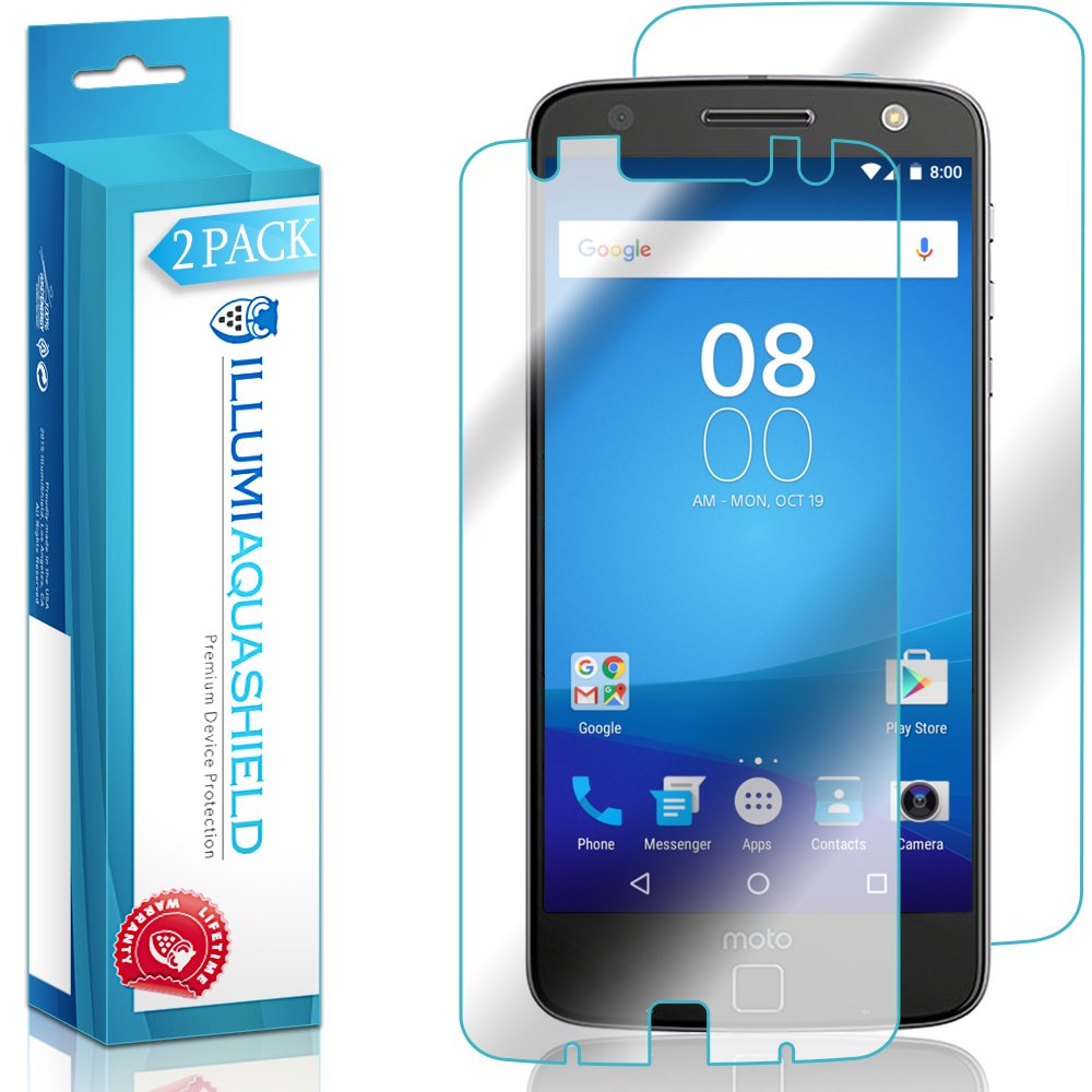 Motorola Moto Z Screen Protector (2-Pack) - HD Clear TPU Film, Bubble-Free, Front & Back Protection | Perfect for Everyday Use, Travel & Work