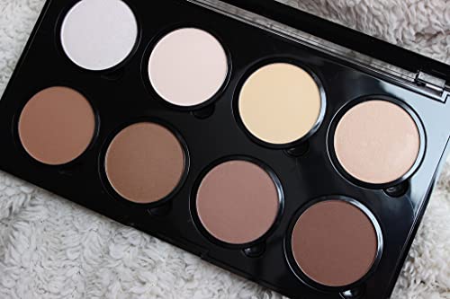 SHENY 8 Color Contour Palette for Girls & Women - Creamy Matte & Shimmer Makeup Kit for Face Sculpting & Highlighting | Perfect for Everyday Glam, Party & Professional Makeup Looks