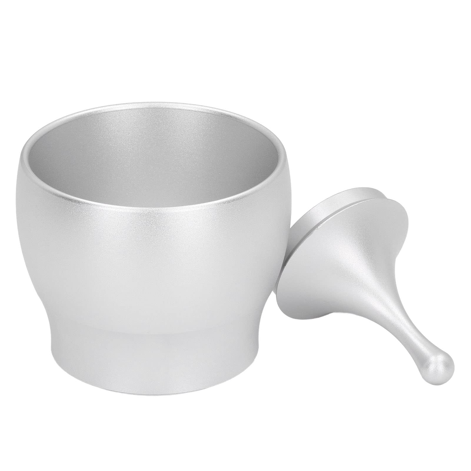 Premium Aluminum Espresso Dosing Cup & Funnel - Coffee Dosing Rings for Precision Grounds Distribution - Silver Coffee Accessory for Baristas & Home Brewing - Perfect for Espresso Machines & Coffee Grinders