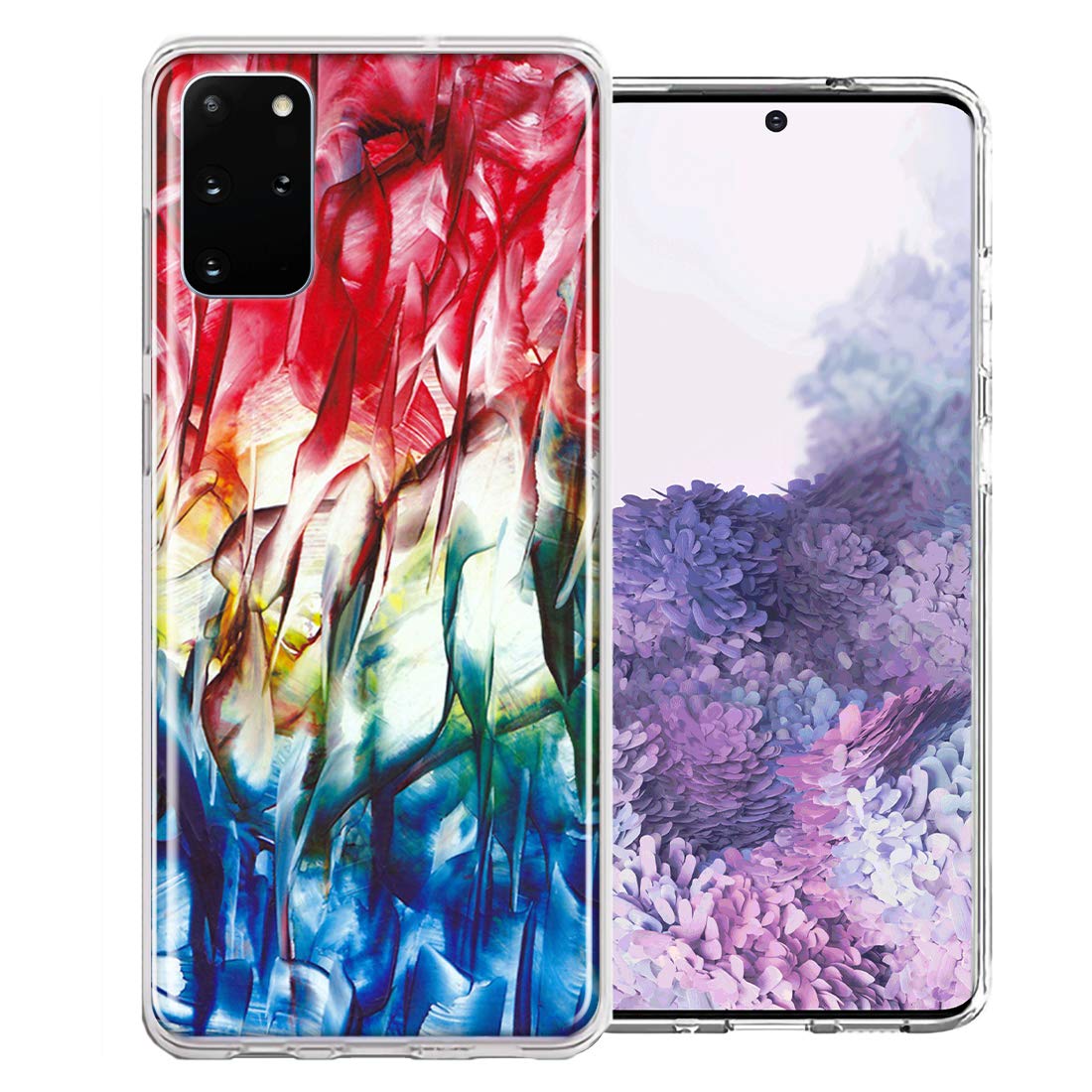 Samsung Galaxy S20 Case - Abstract Land Sea Design Dual Layer Cover for Protection & Style