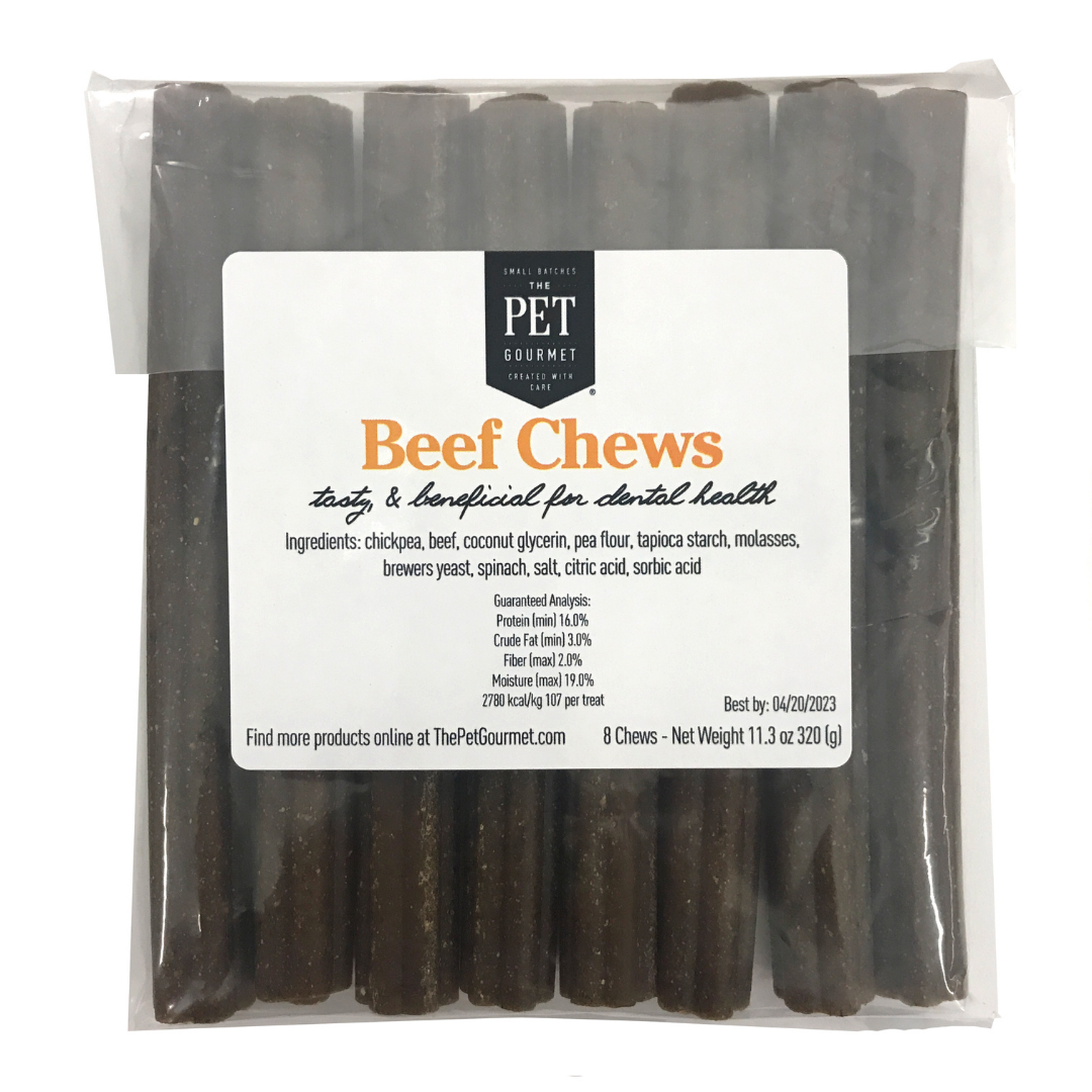 Premium Beef Chew Packs for Dogs - All-Natural, High-Protein Dog Treats - Great for Training, Dental Health & Long-Lasting Chewing Fun