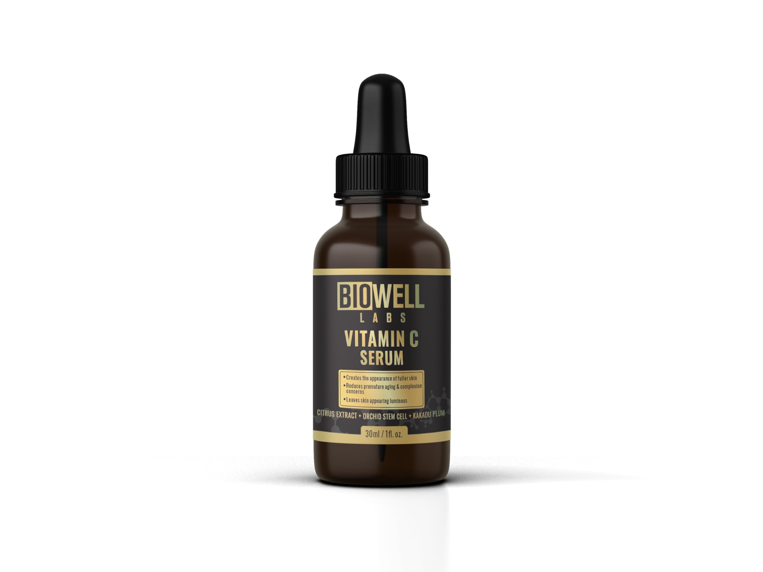 Best Vegan Vitamin C Serum for Face - Gluten-Free, Paraben-Free & Silicone-Free Anti-Aging Formula with Hyaluronic Acid & Organic Plant Extracts - Brighten Skin & Reduce Wrinkles for Day & Night Use