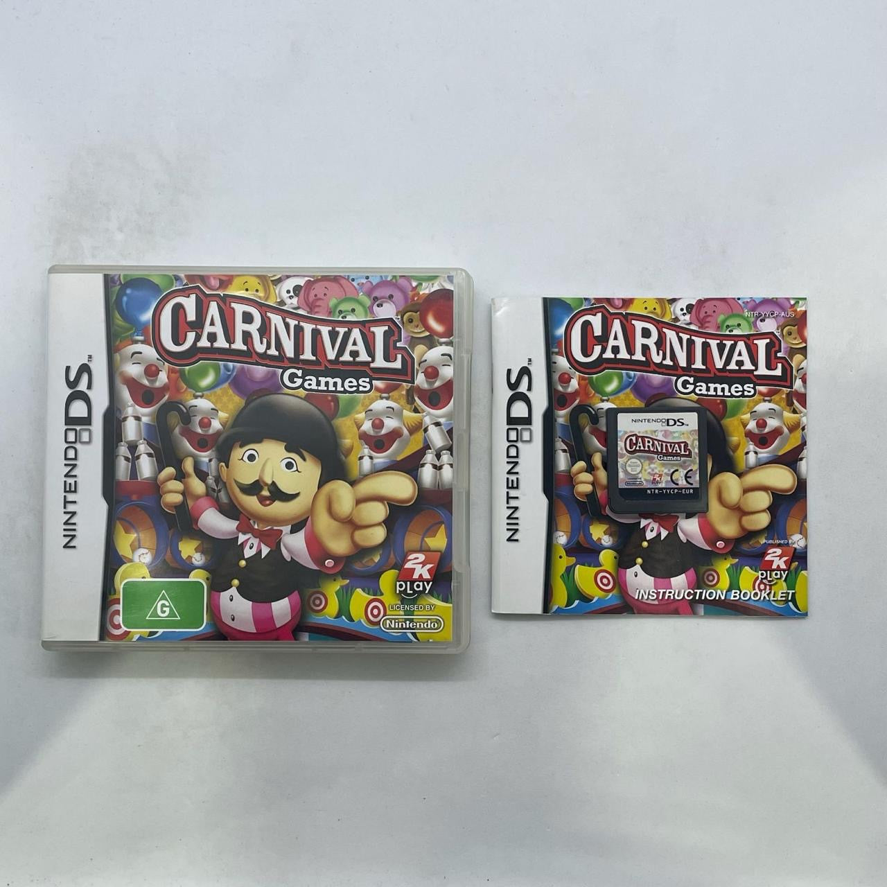 Nintendo DS Carnival Games with Manual - Fun Family Party & Travel Entertainment for Kids & Adults